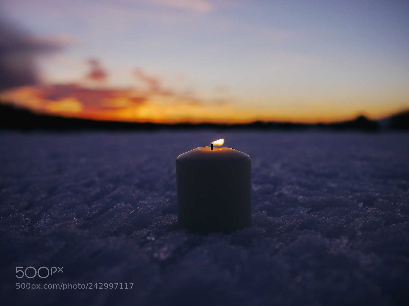 Panasonic Lumix DMC-GH2 sample photo. Winter candle christmas photography