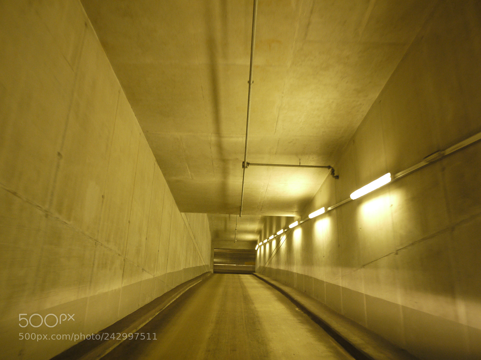 Panasonic Lumix DMC-GF2 sample photo. Lights tunnel driving photography