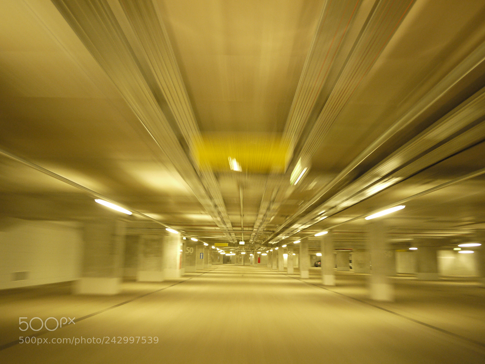 Panasonic Lumix DMC-GF2 sample photo. Lights tunnel driving photography