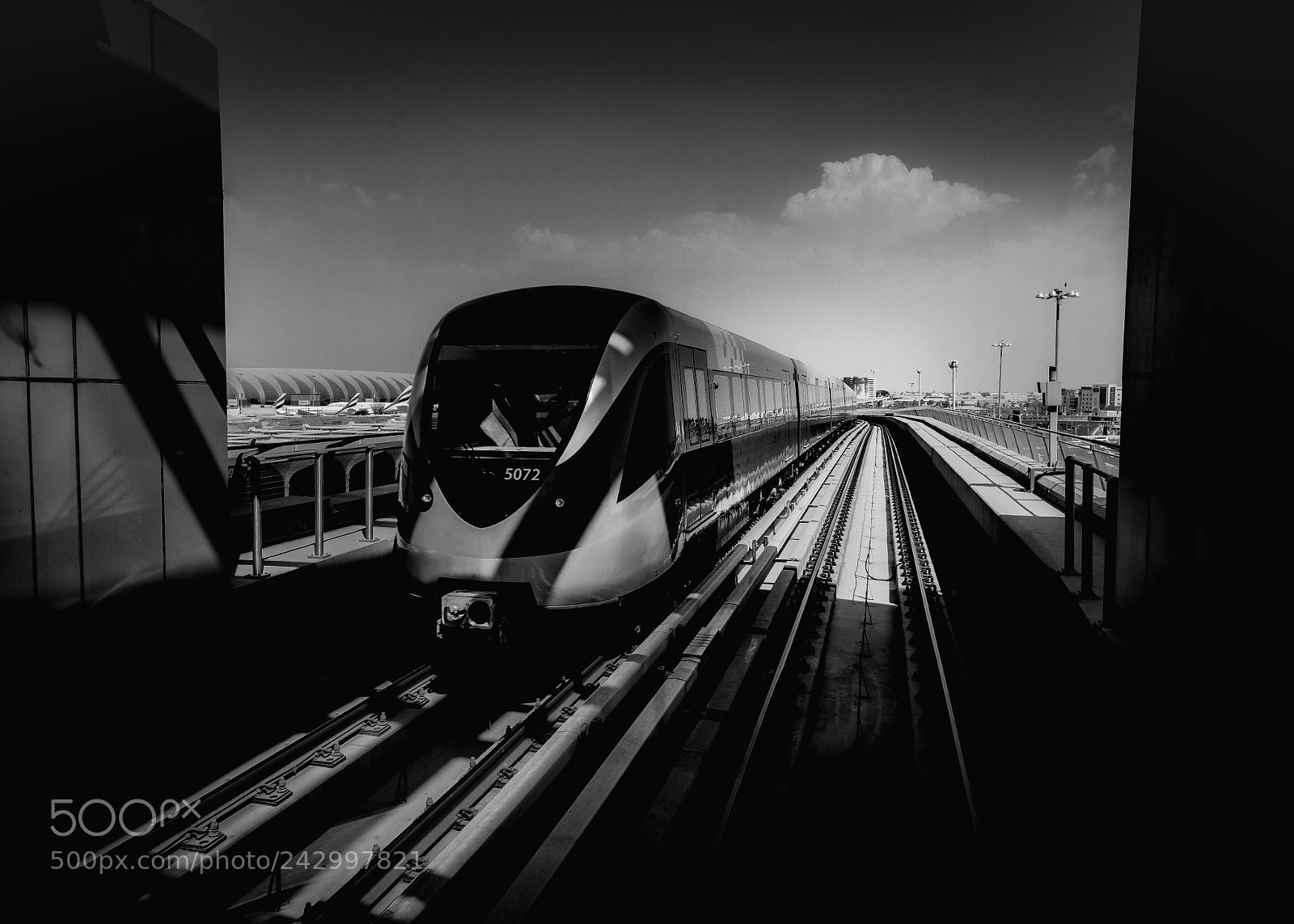 Nikon D4 sample photo. Train to the future photography