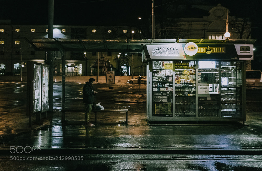 Canon EOS 760D (EOS Rebel T6s / EOS 8000D) sample photo. Bus stop pt.ii photography