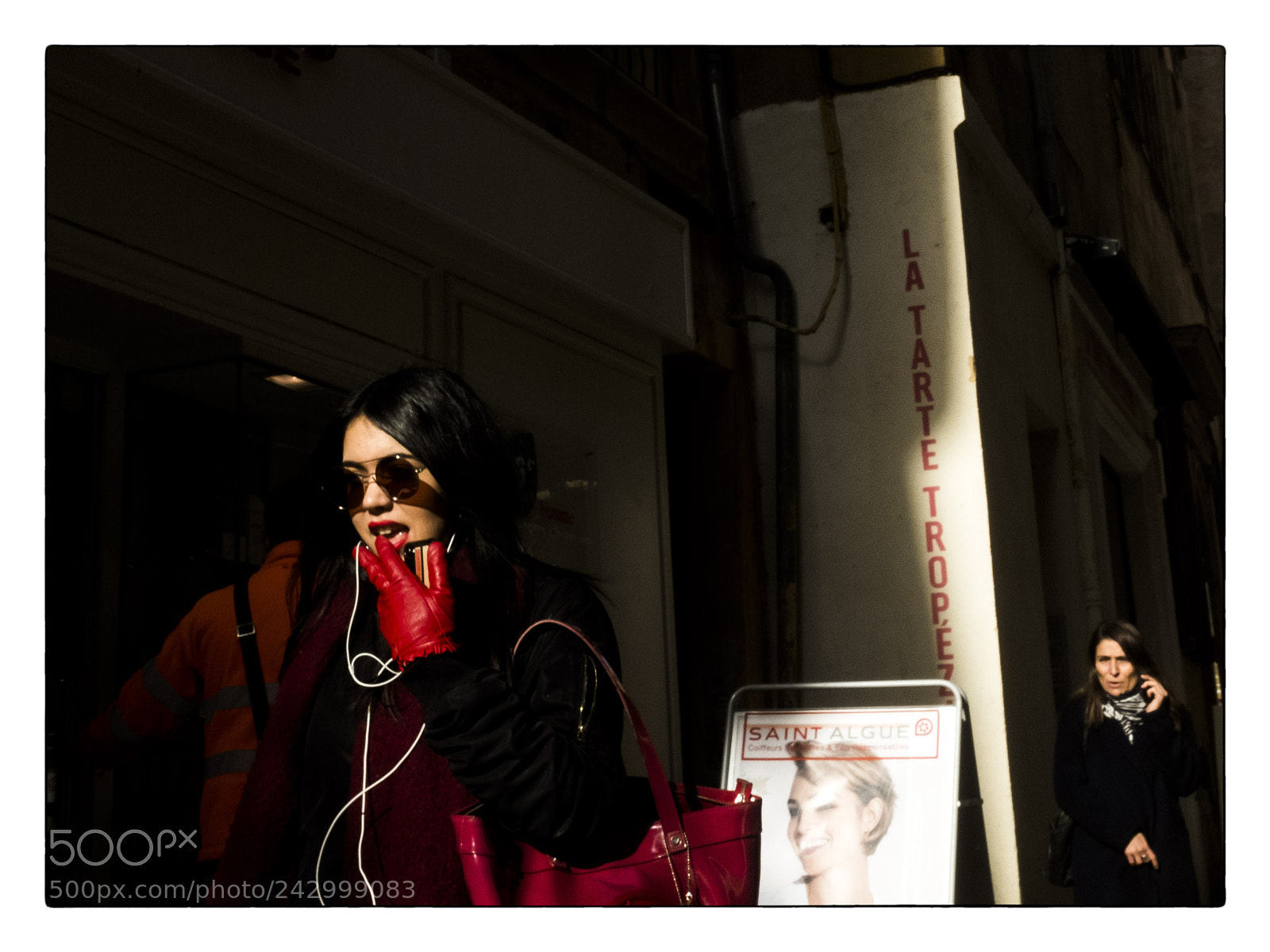 Fujifilm X100F sample photo. Lady in red photography