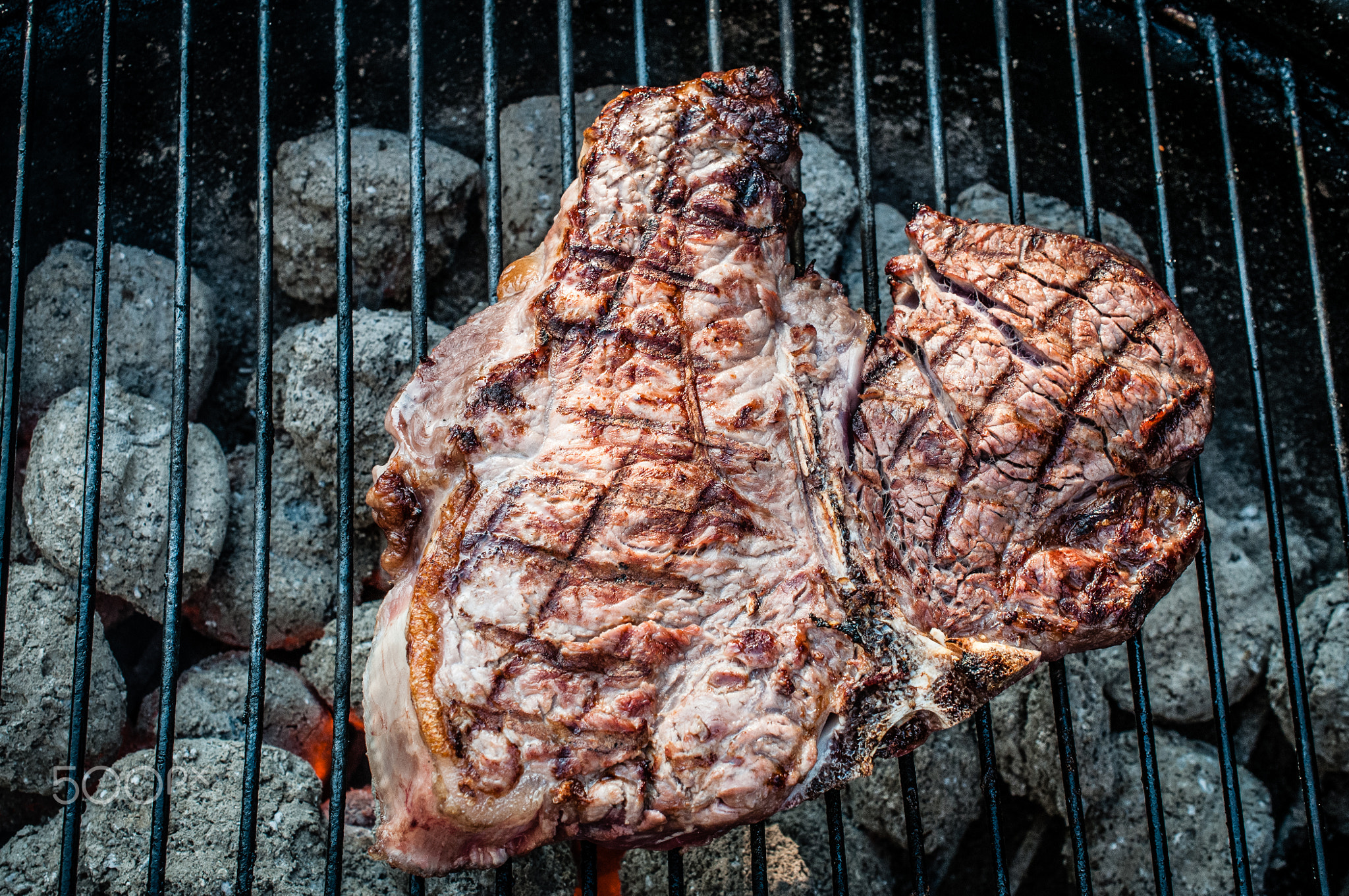 tbone on bbq