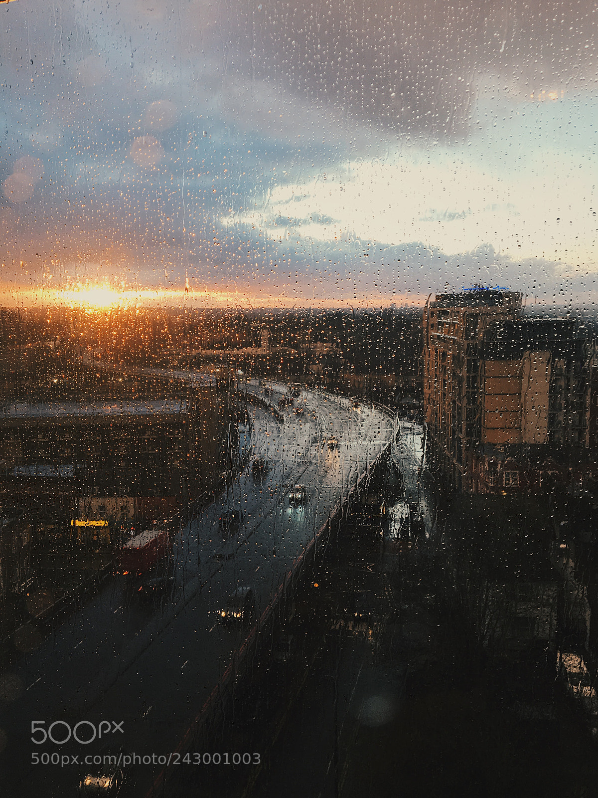 Apple iPhone 6s sample photo. Flyover raindrops photography
