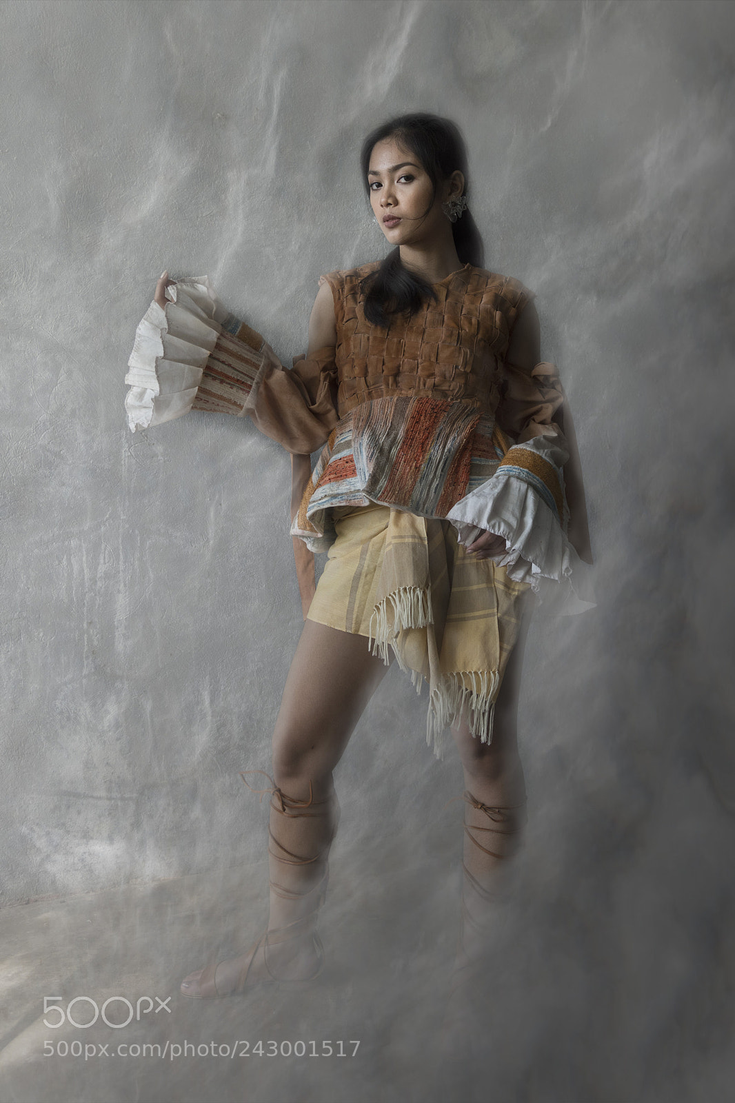 Nikon D810 sample photo. Mystic fog girl photography