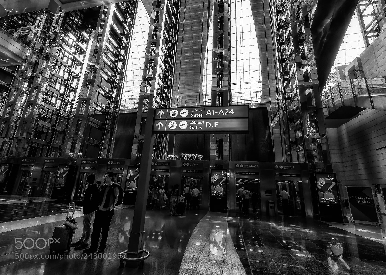Nikon D4 sample photo. Dubai airport photography