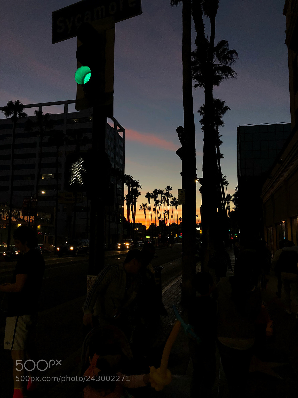 Apple iPhone 8 Plus sample photo. An l.a. sunset photography