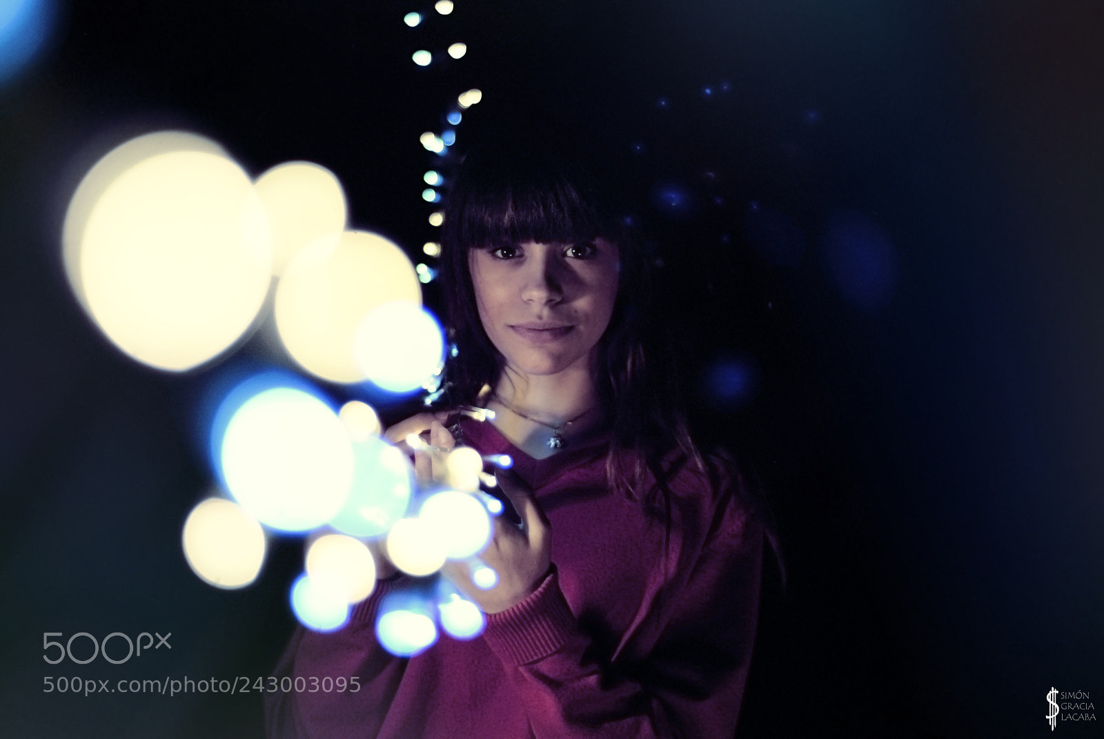 Nikon D3000 sample photo. Bokeh night photography