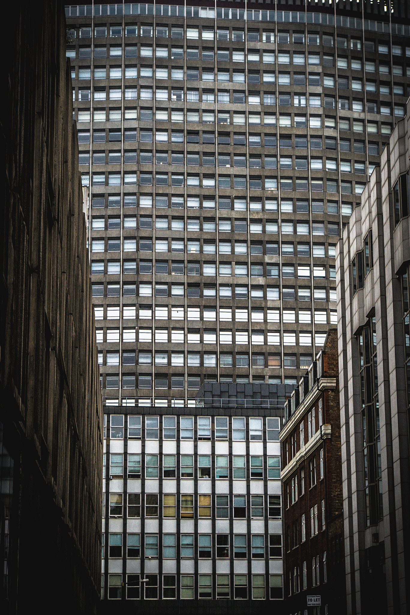 Pentax K100D sample photo. Concrete windows photography
