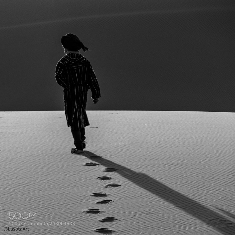 Panasonic Lumix DMC-GX8 sample photo. Marks on sand photography