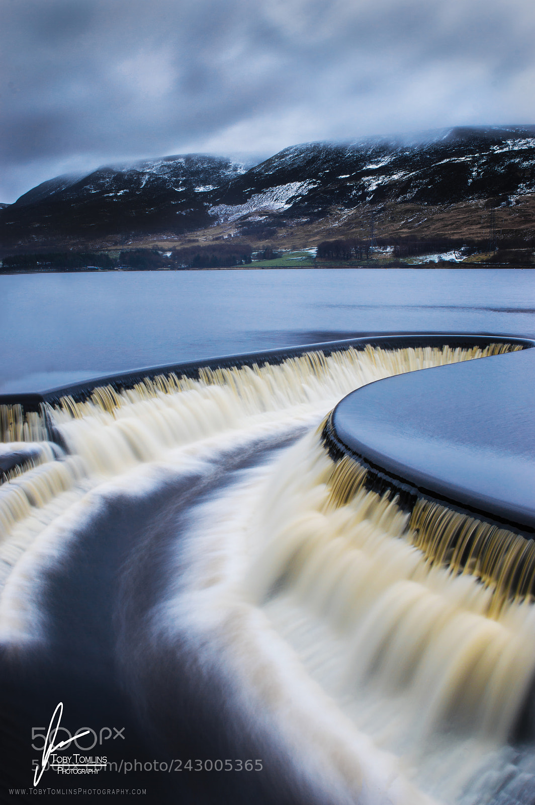 Nikon D3200 sample photo. Torside reservoir overflow photography