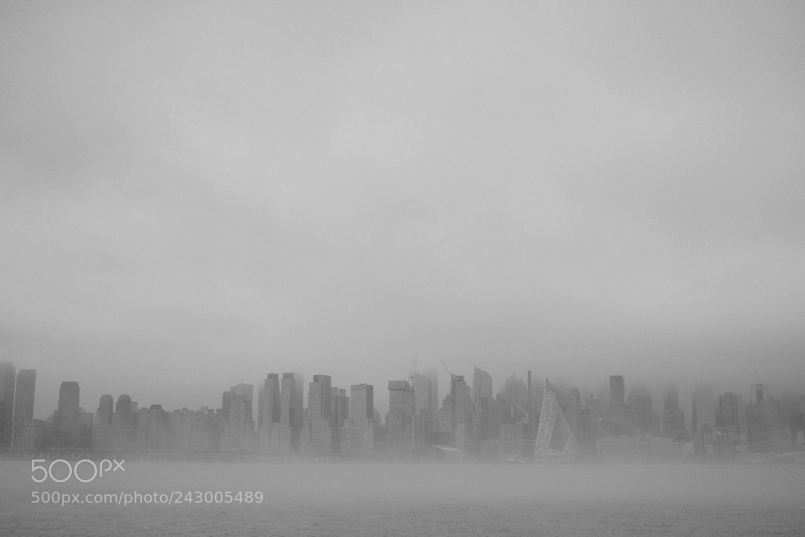 Fujifilm X-E3 sample photo. City in fog photography