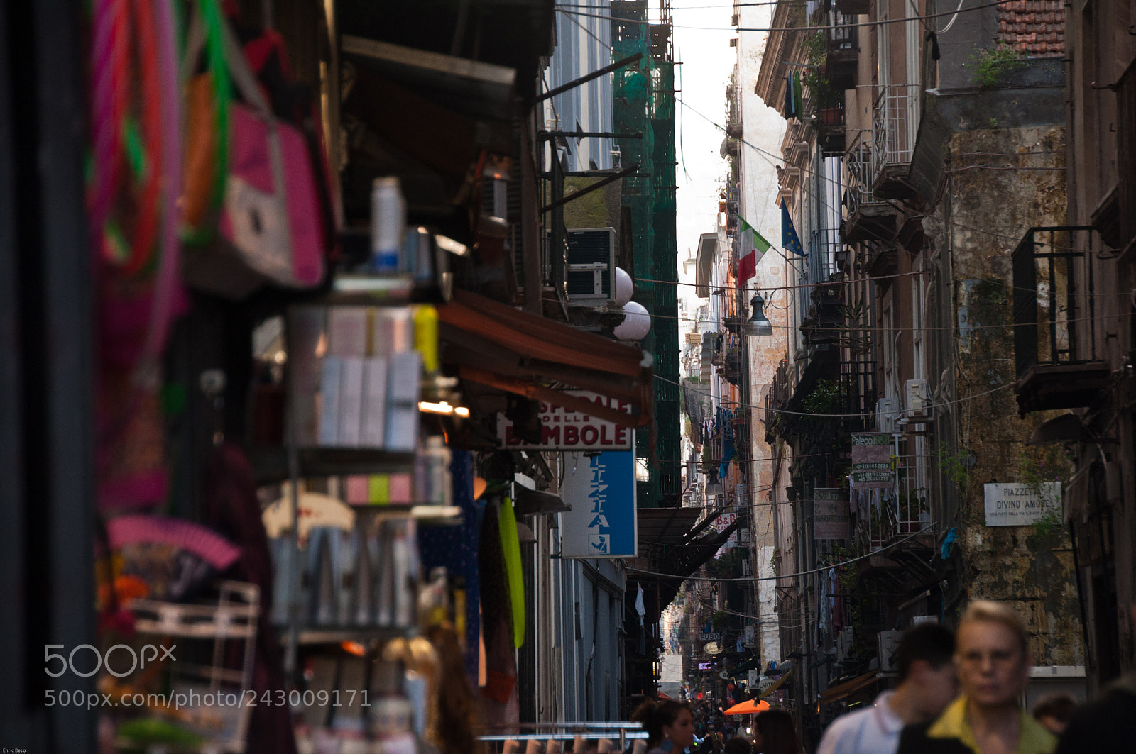 Nikon D5000 sample photo. Street of naple photography