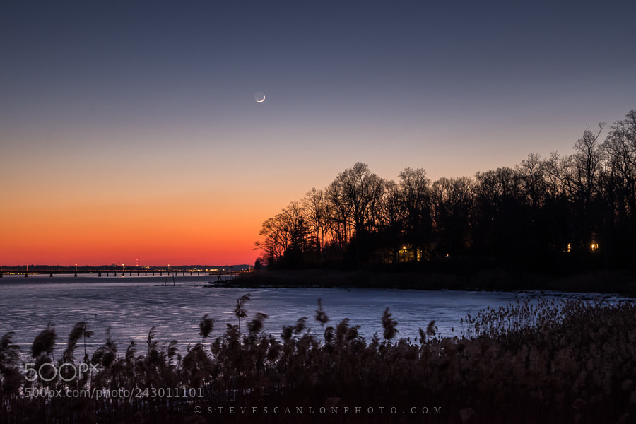Nikon D5500 sample photo. New jersey moon photography