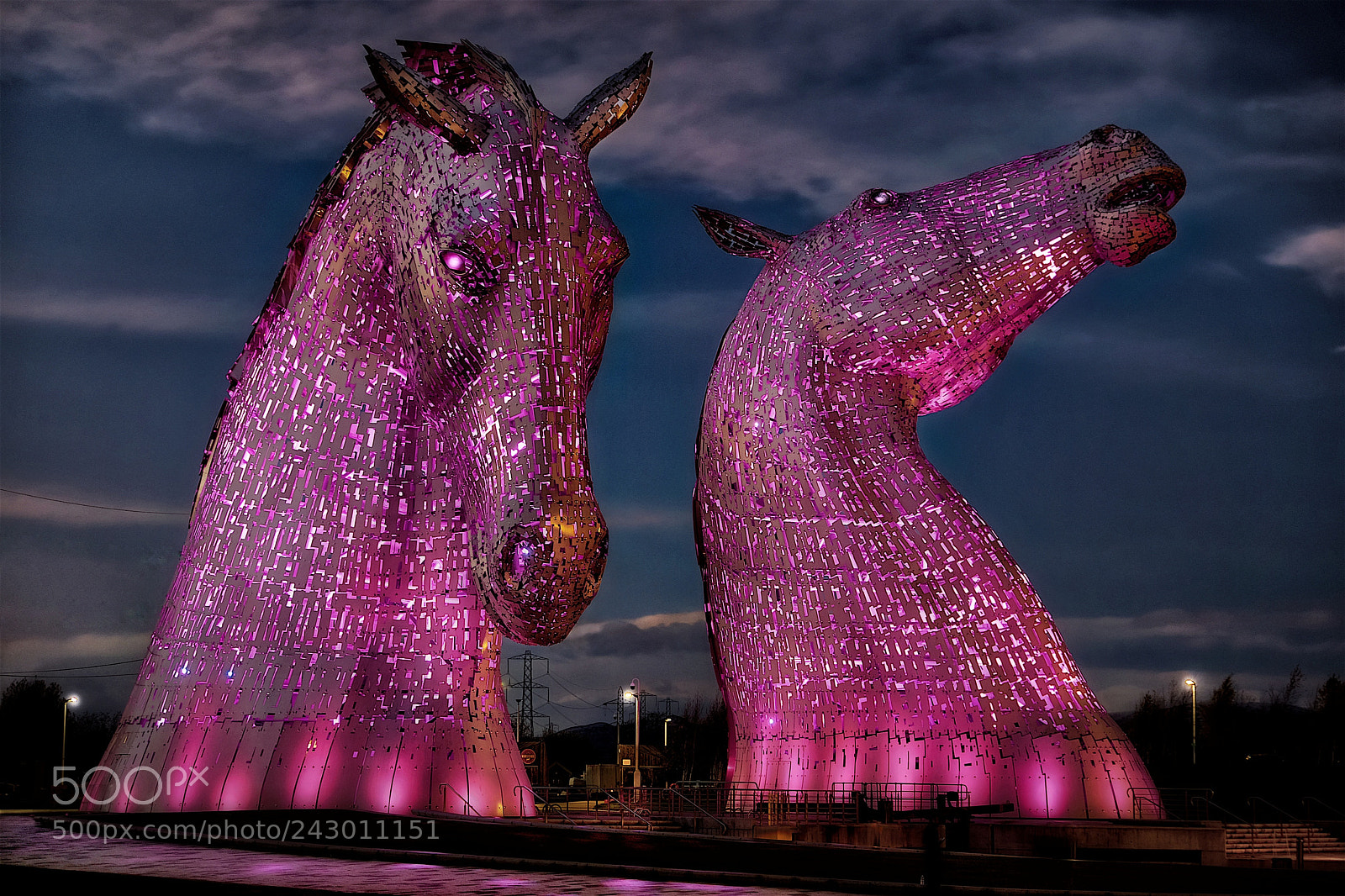 Fujifilm X-T1 sample photo. The kelpies photography