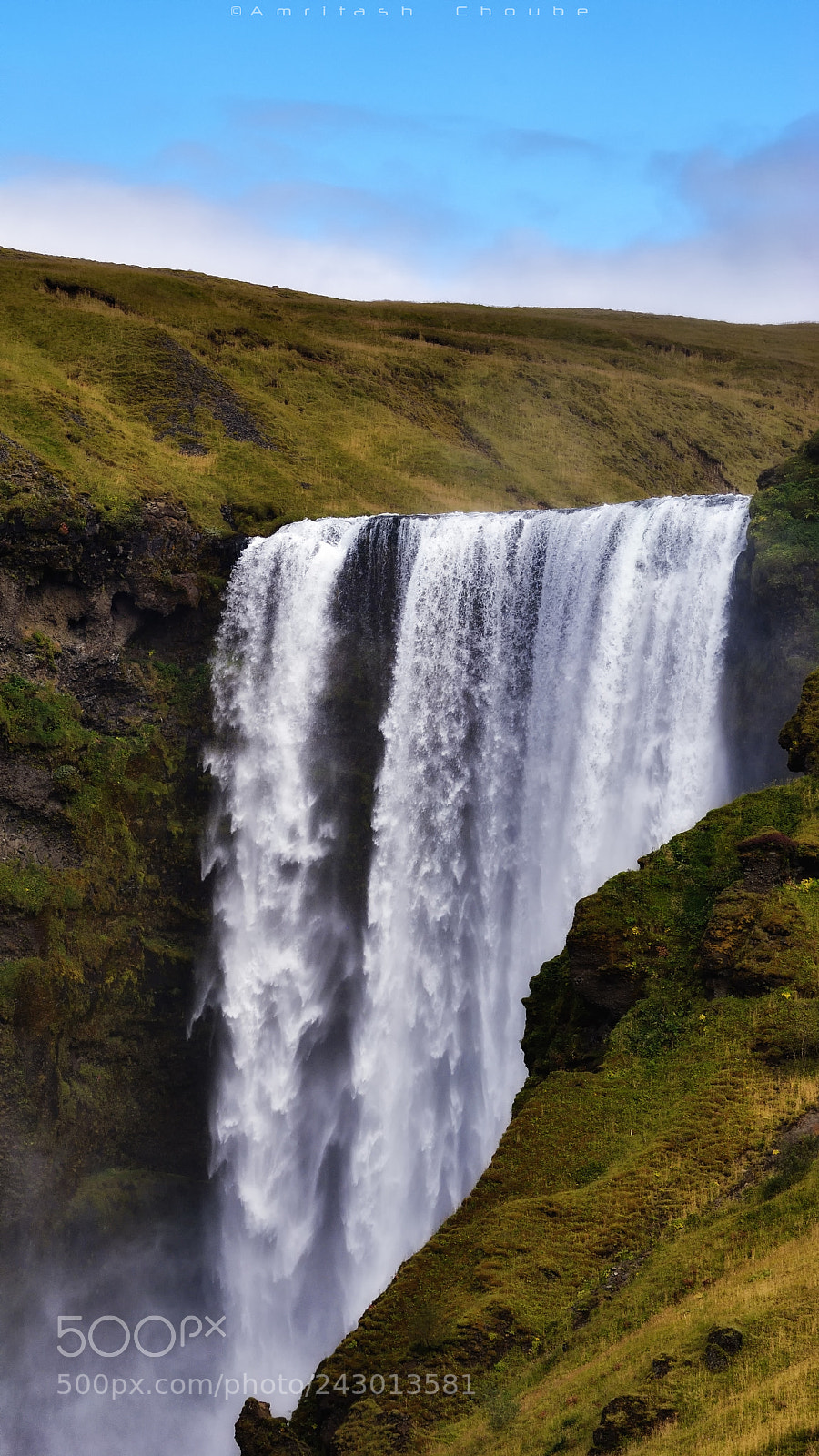 Nikon D3000 sample photo. Skogafoss photography
