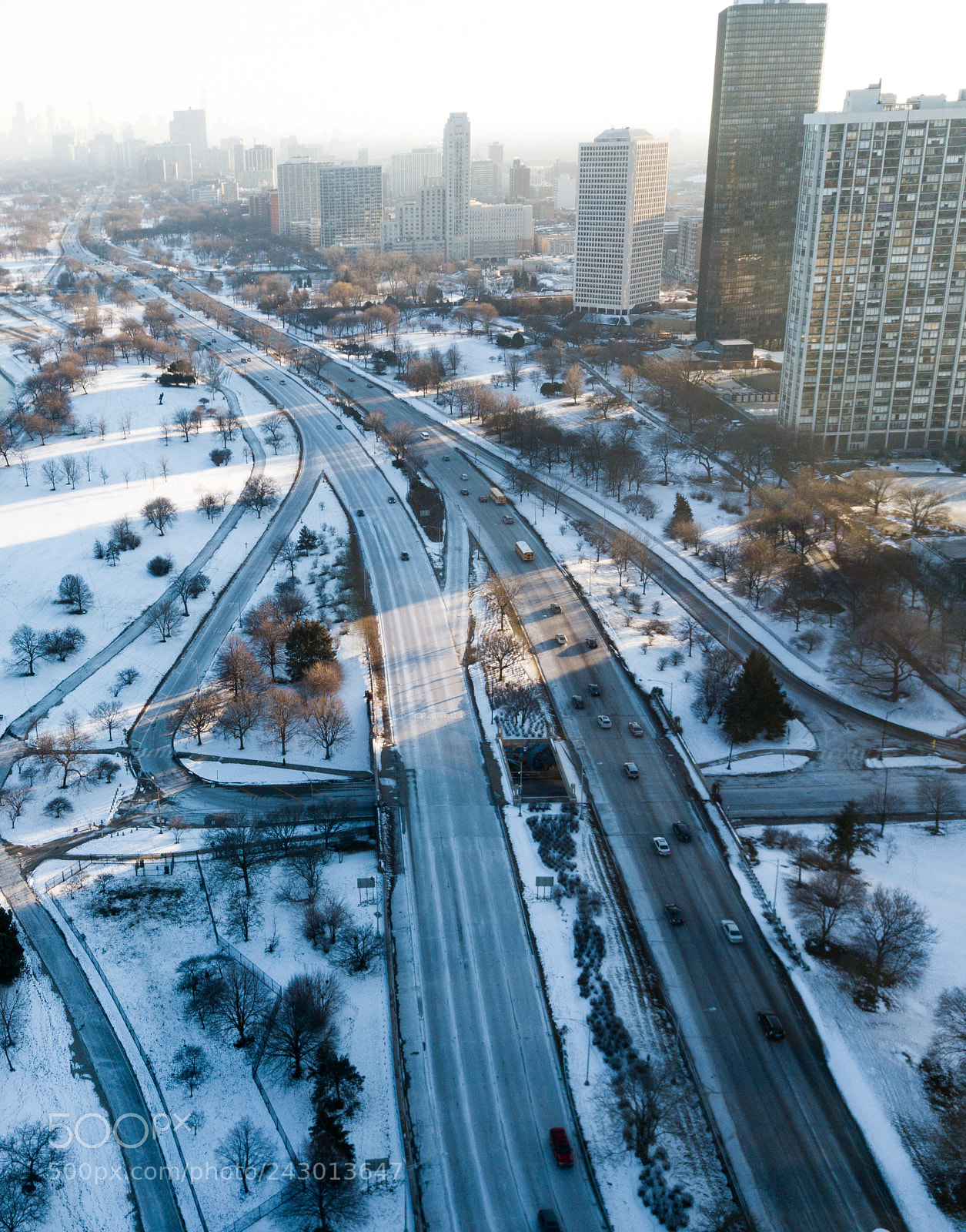 DJI FC220 sample photo. Chicago aerial view photography