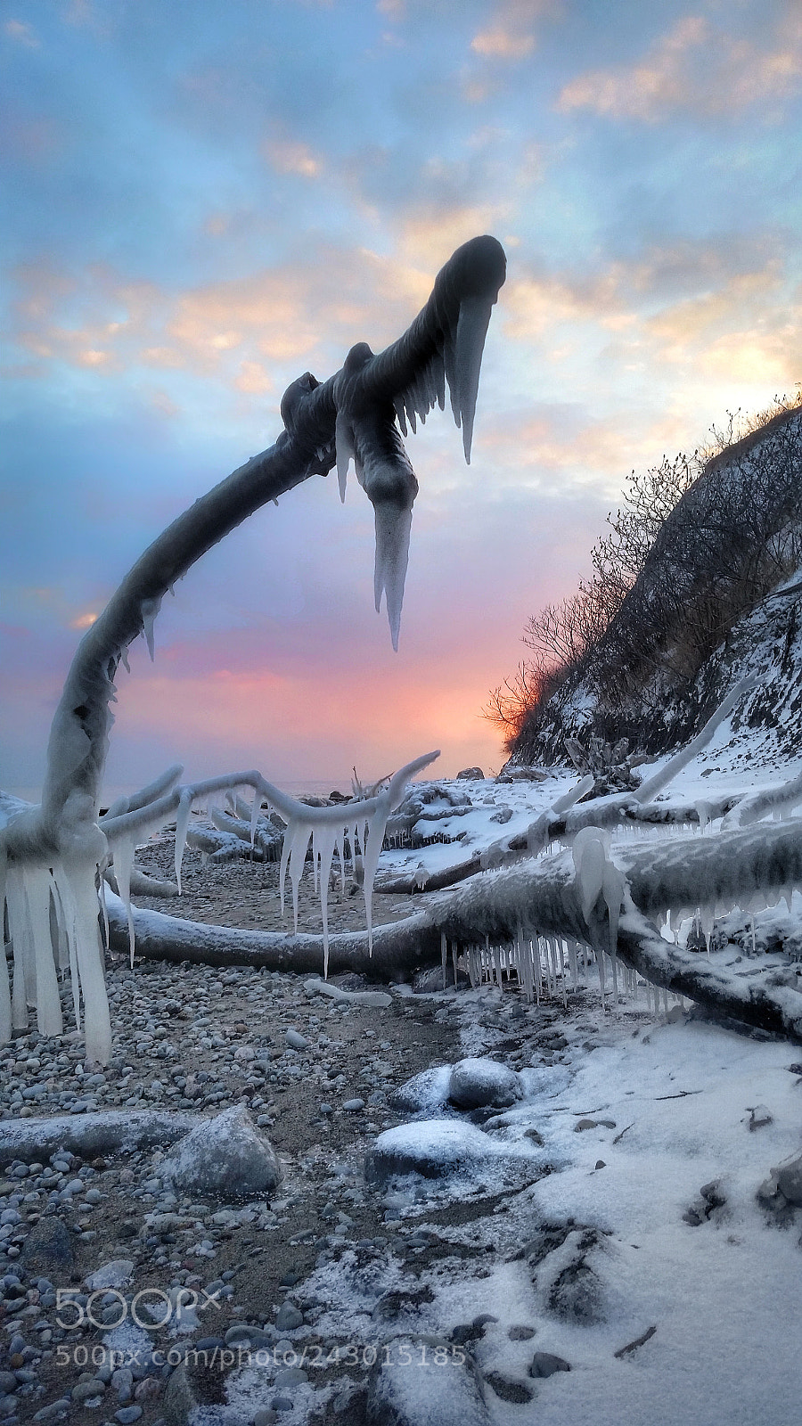 Samsung Galaxy S5 sample photo. Ice serpent photography
