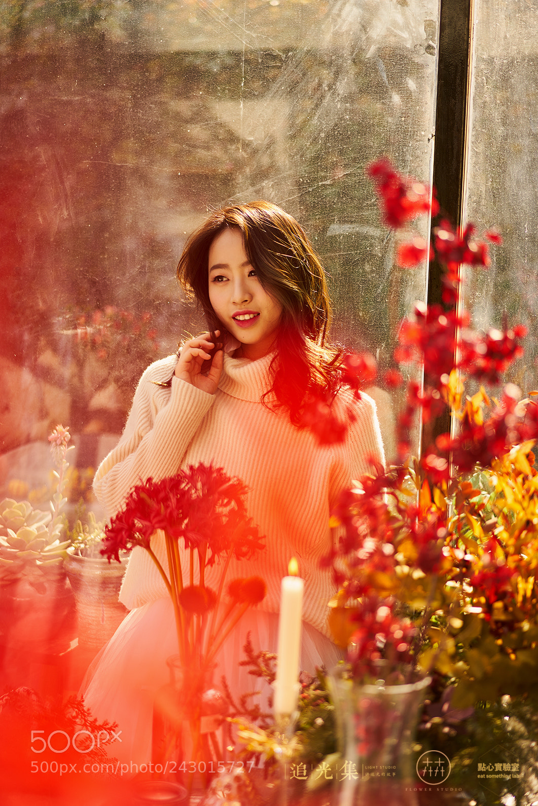 Sony a7R II sample photo. Garden girl photography
