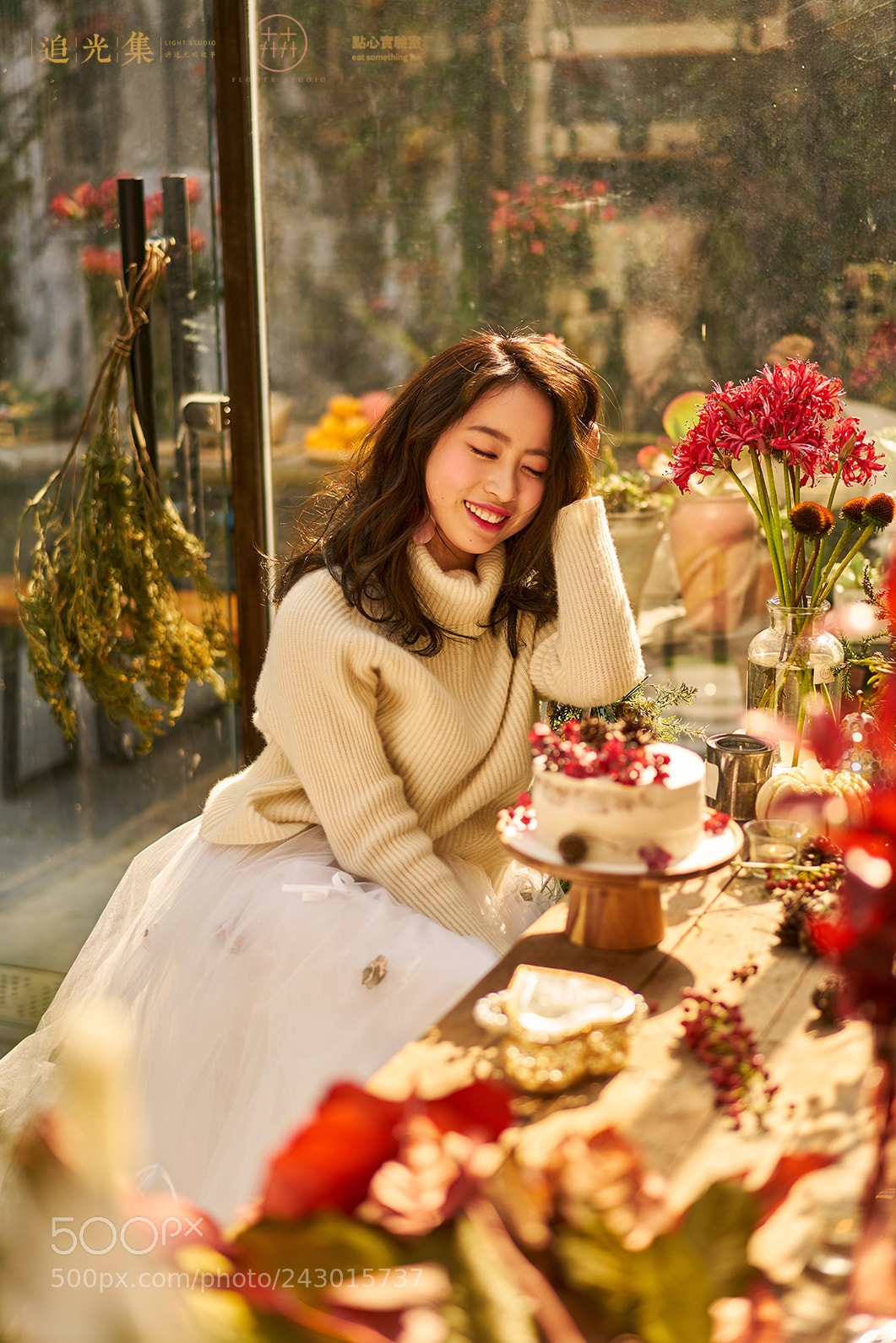 Sony a7R II sample photo. Garden girl photography