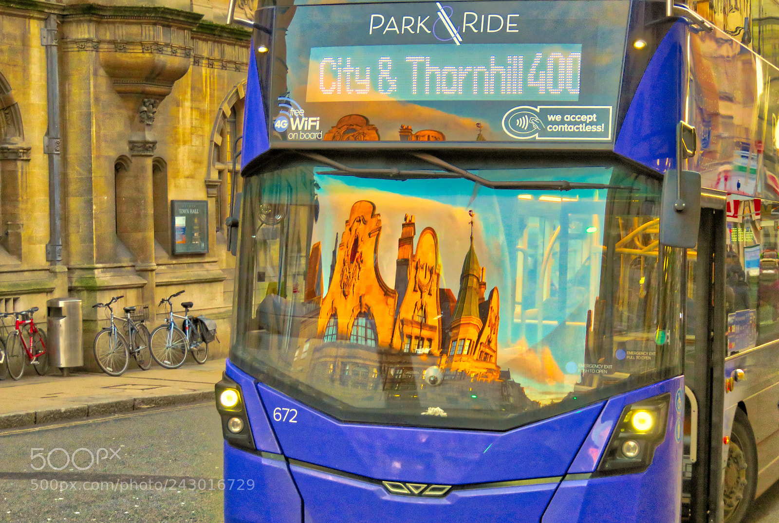 Canon PowerShot SX710 HS sample photo. Oxford bus photography