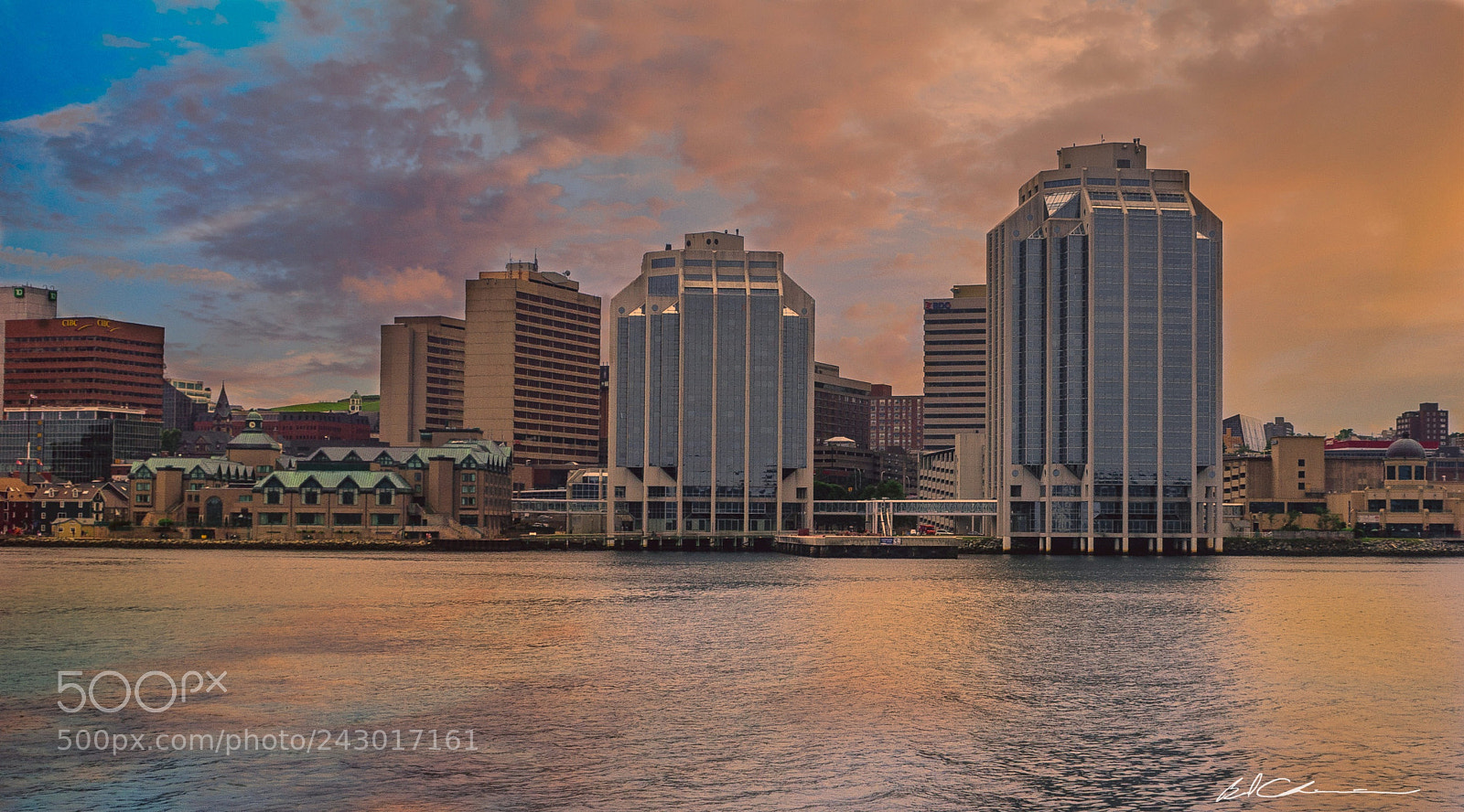 Sony Alpha DSLR-A350 sample photo. Halifax waterfront at sunset photography