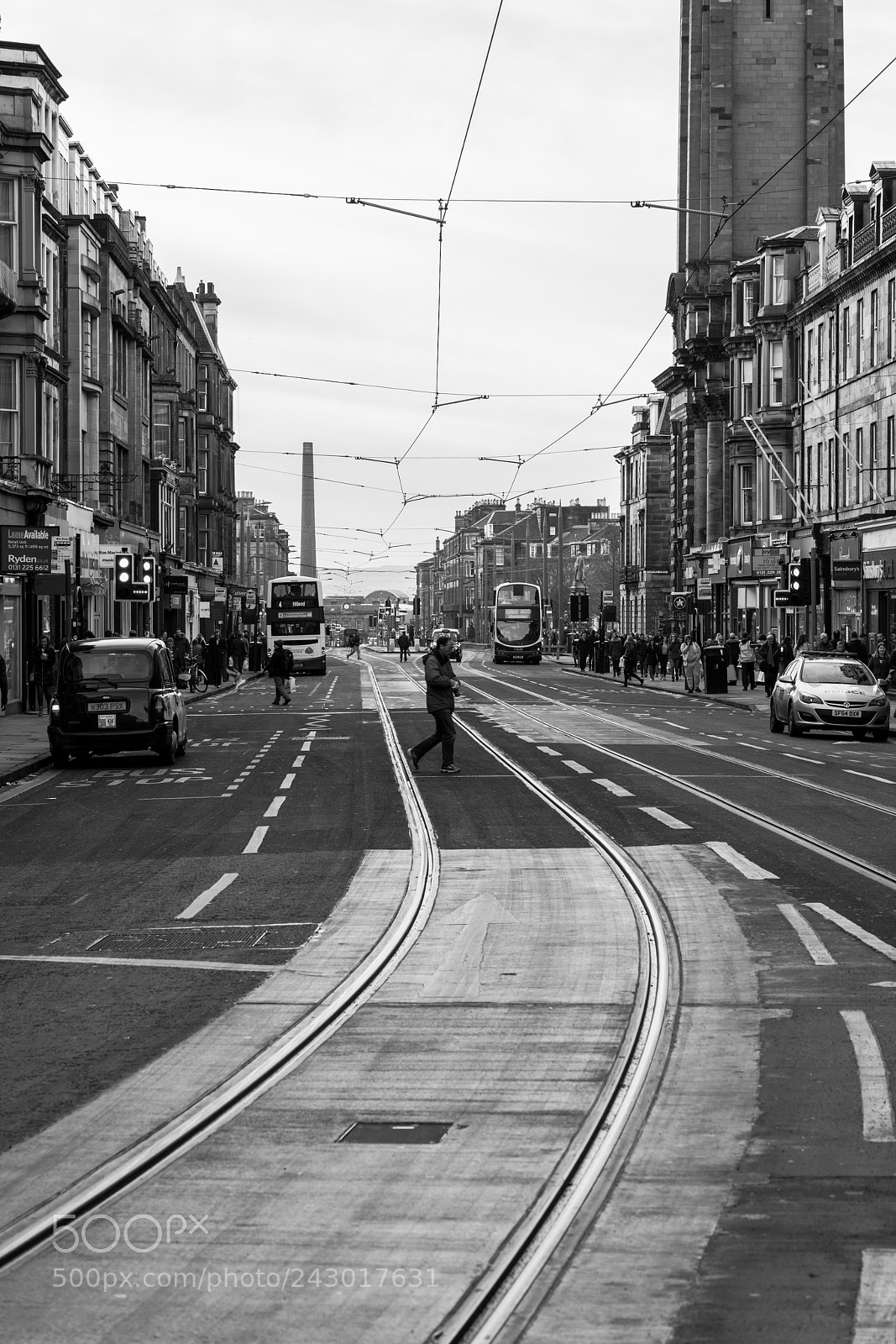 Sony a7R II sample photo. Street in edinburgh photography