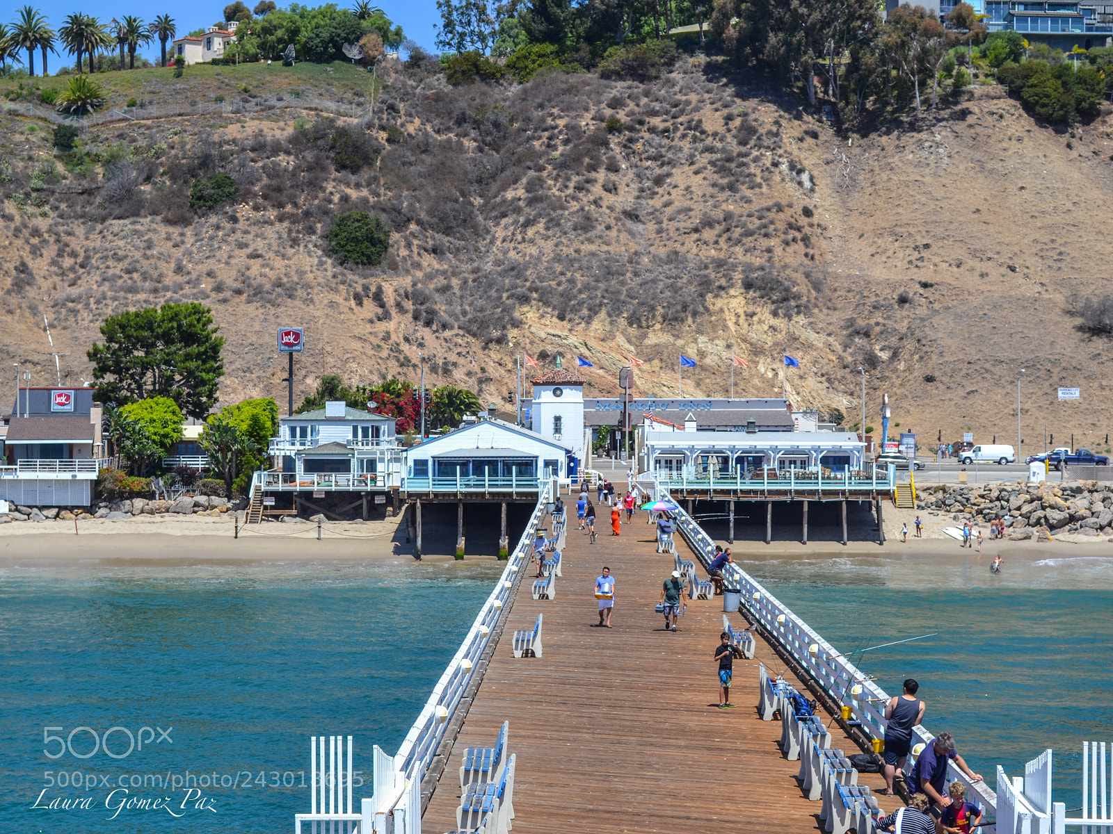Nikon D3100 sample photo. Malibu pier. photography