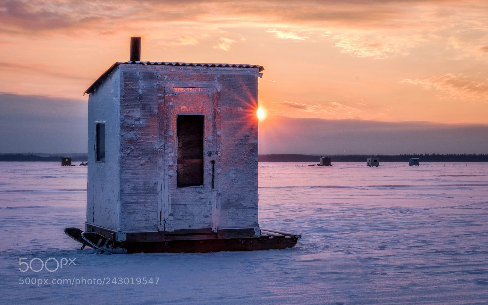 Fujifilm X-T2 sample photo. Fishing huts at sunset photography