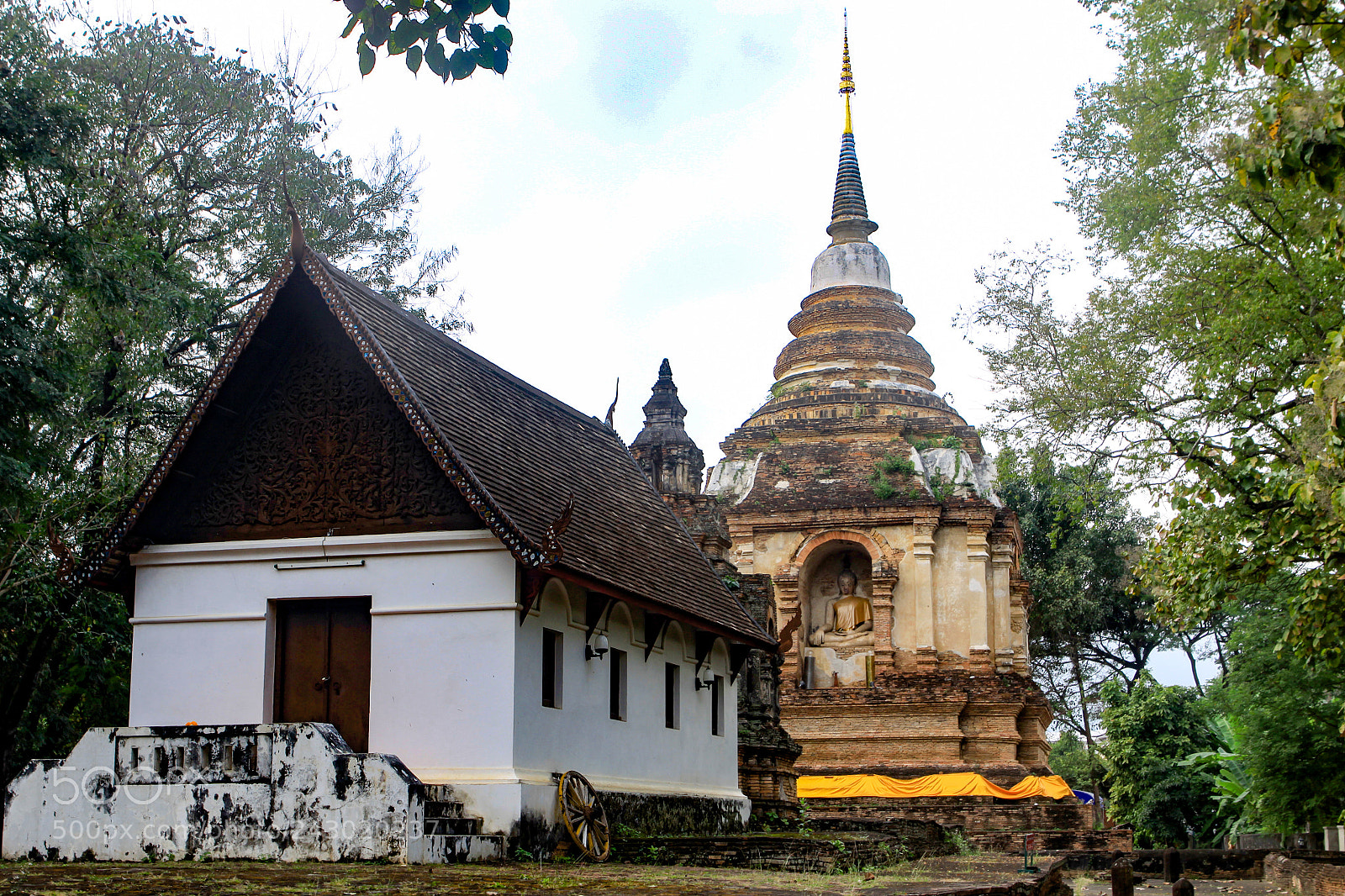Canon EOS 50D sample photo. Wat jet-yod, chiang mai photography