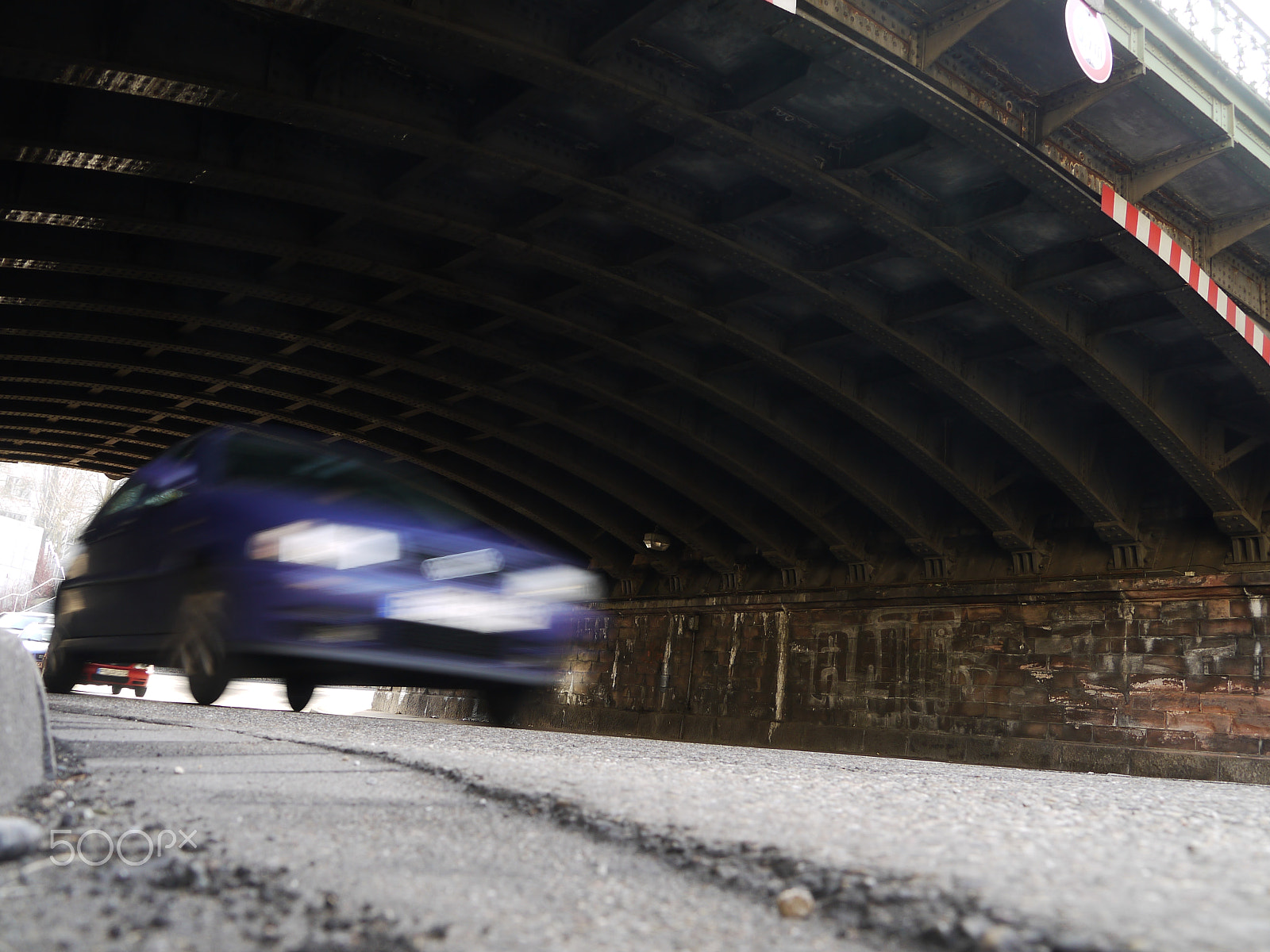 Panasonic Lumix DMC-G2 sample photo. Cars driving through tunnel photography