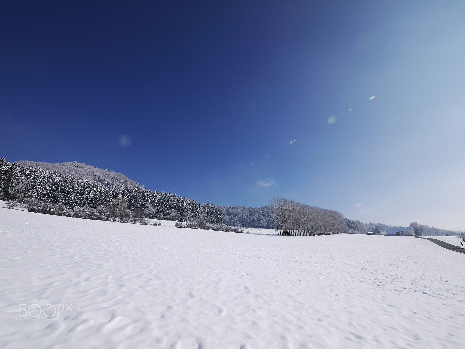 Panasonic Lumix DMC-G2 sample photo. Beautiful snowy landscape photography