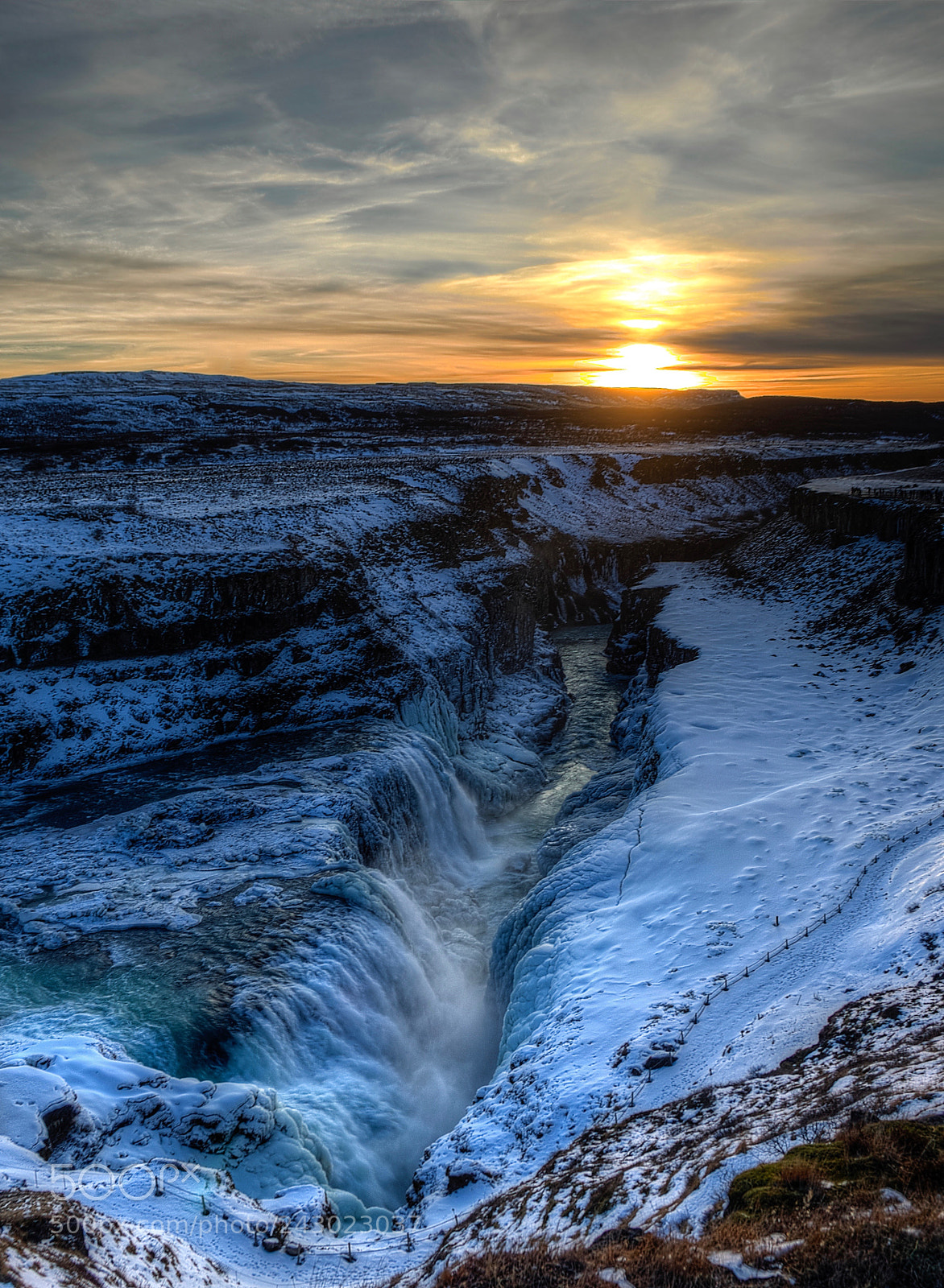 Nikon D5100 sample photo. Guilfoss falls photography