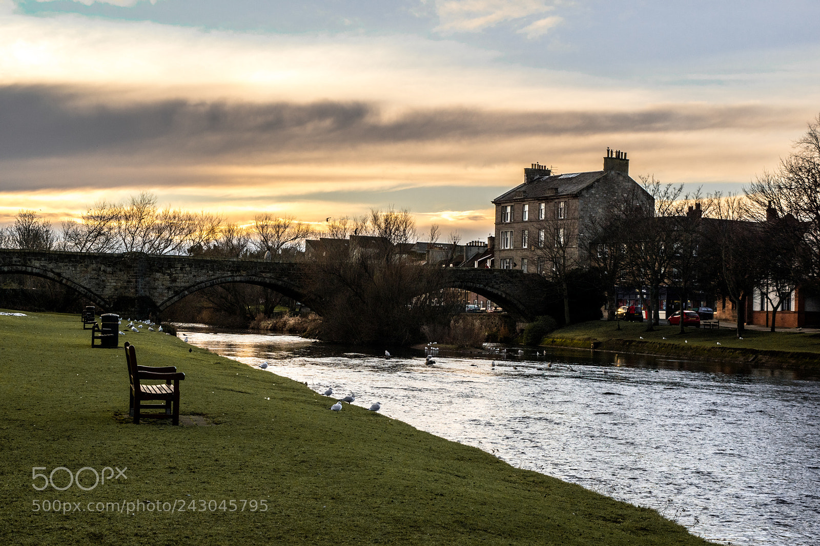 Nikon D5500 sample photo. Sunset on river esk photography