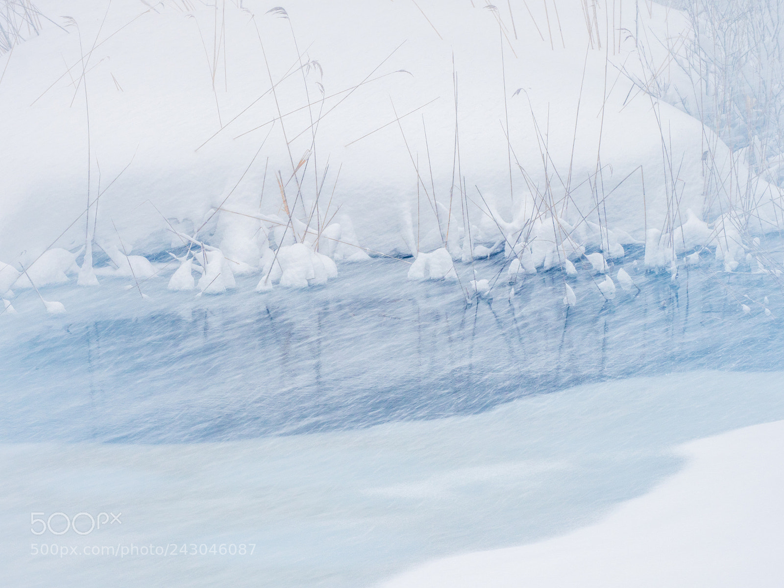 Olympus OM-D E-M1 Mark II sample photo. Lake of snowstorm photography