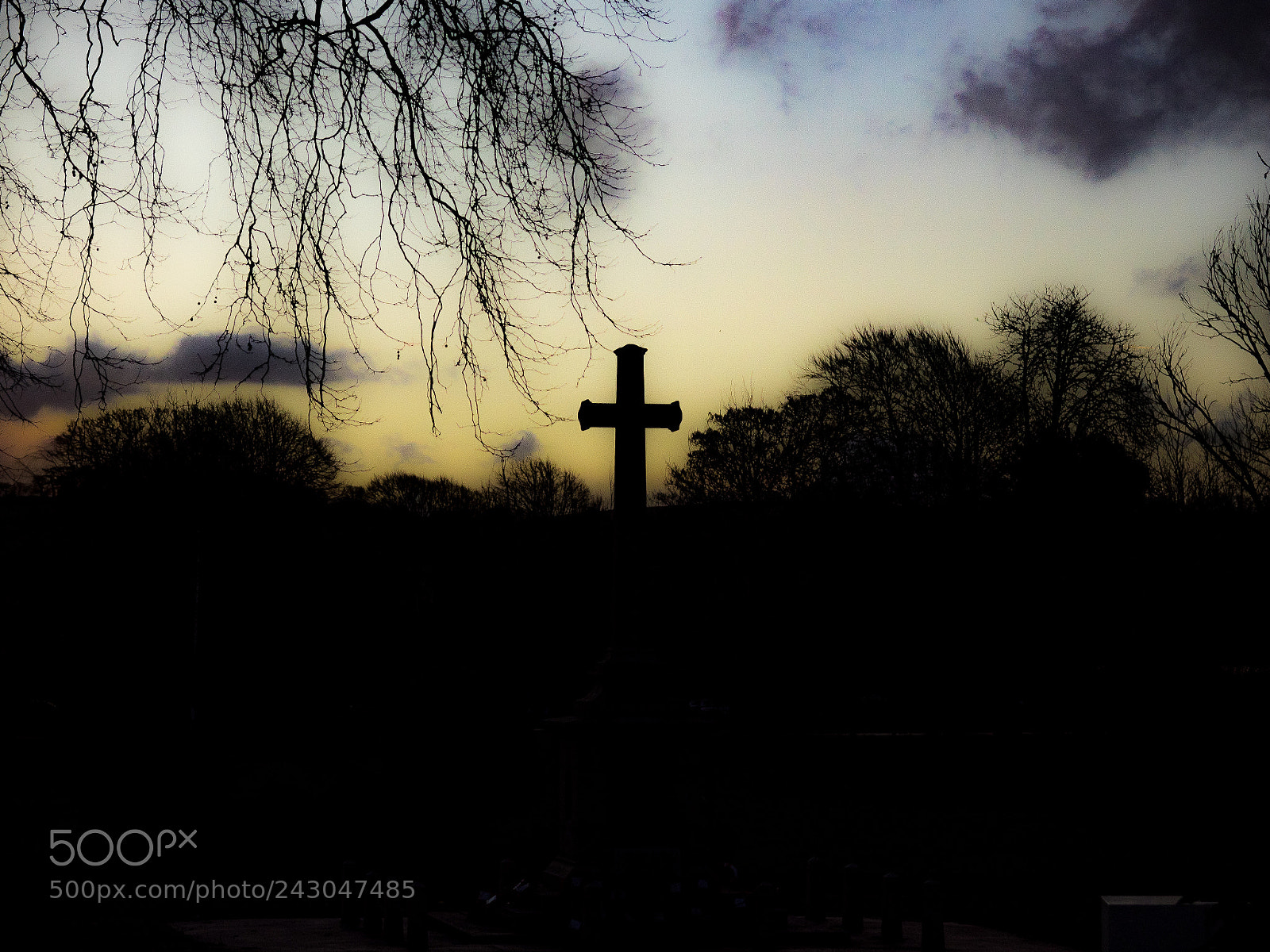 Olympus OM-D E-M1 sample photo. Memorial cross photography