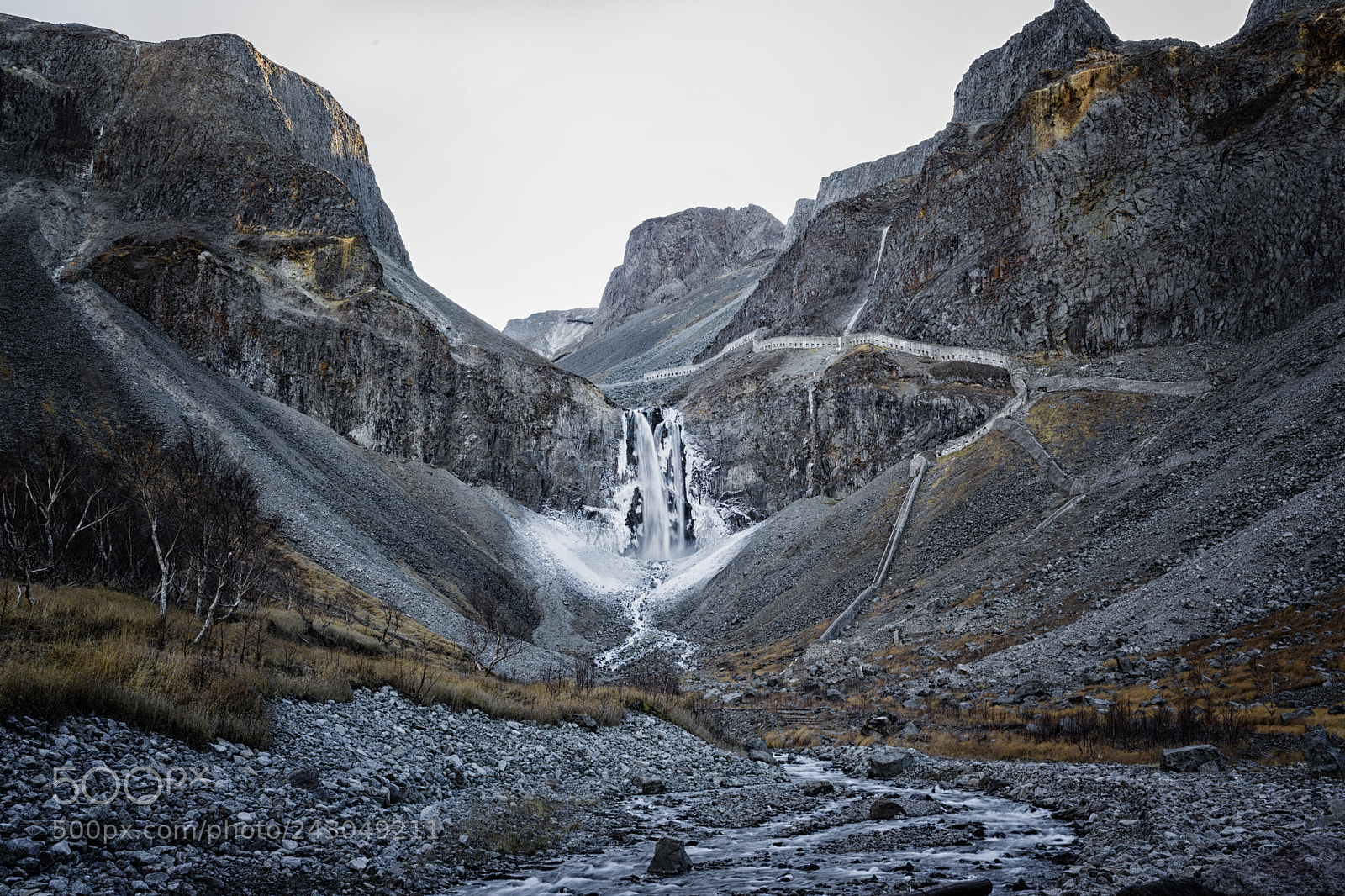 Canon EOS 6D Mark II sample photo. Changbai mountain waterfall photography