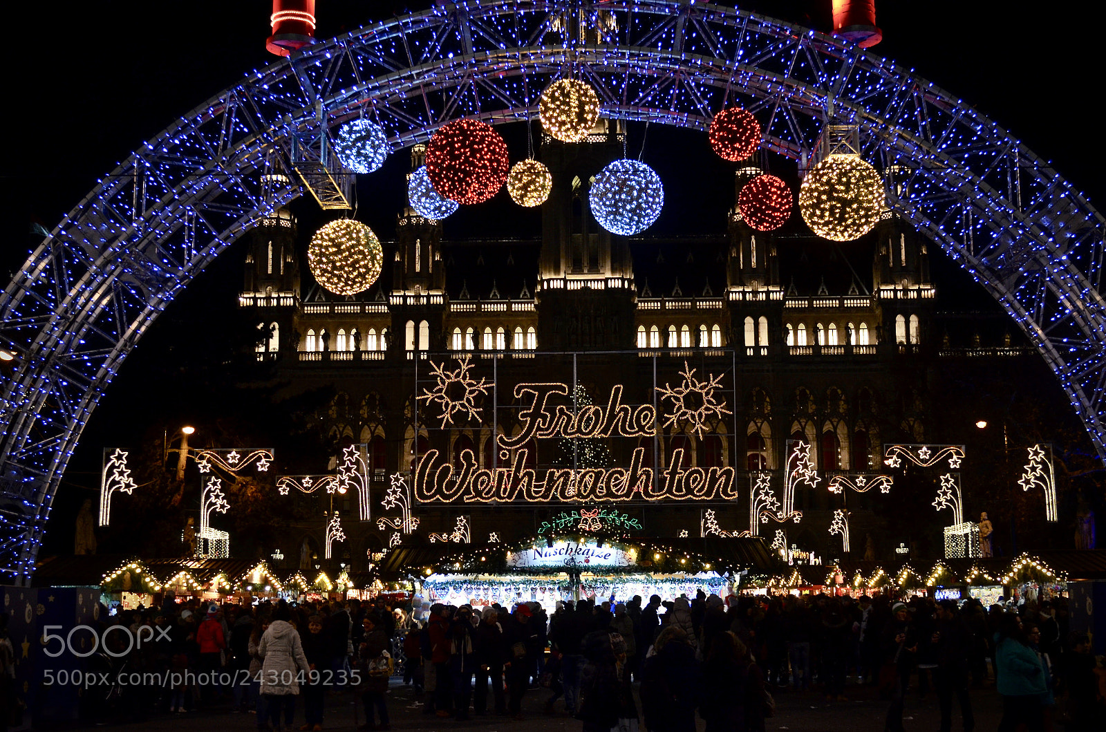 Nikon D5100 sample photo. Vienna christmas world on photography