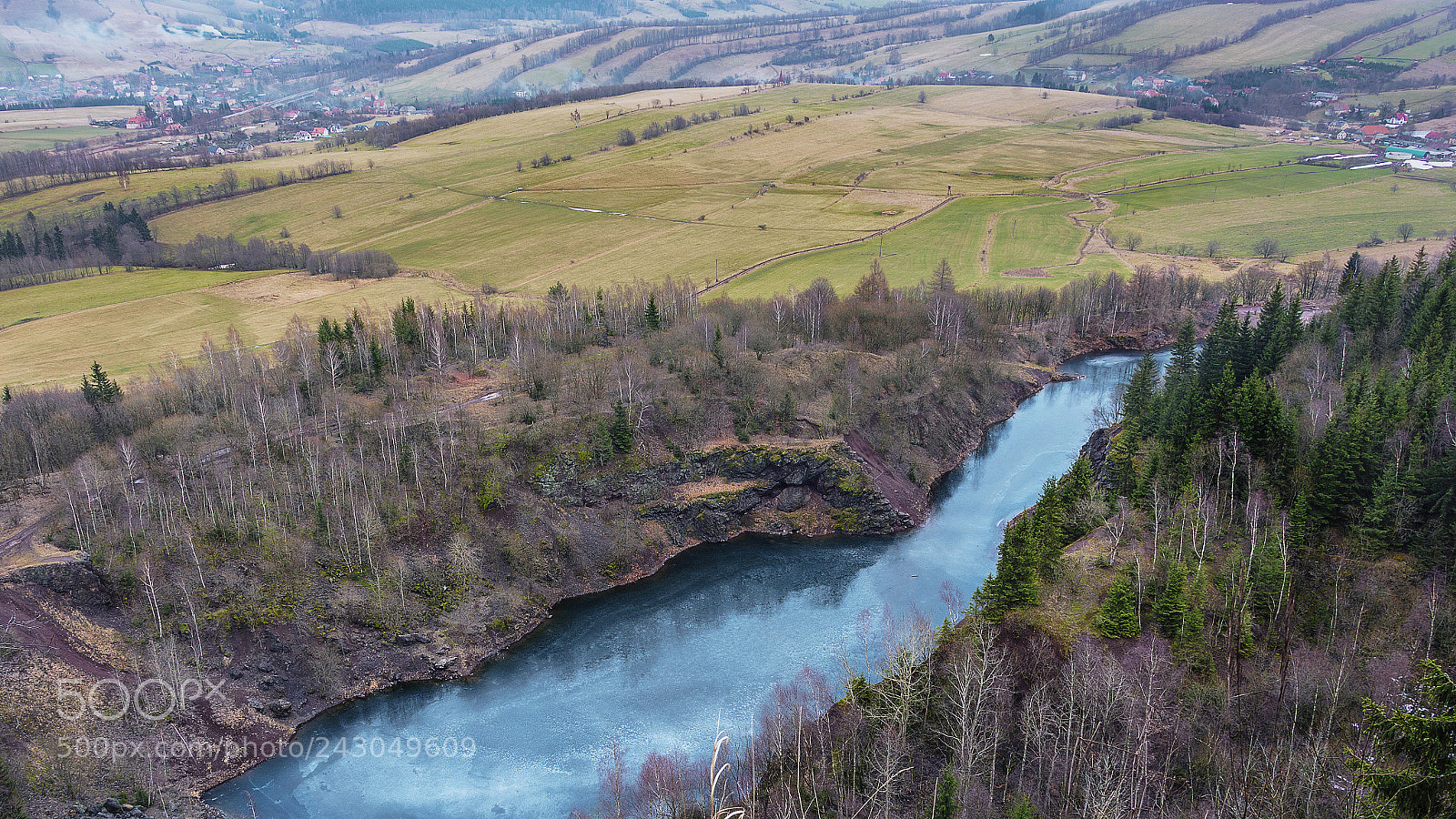 Nikon D7100 sample photo. Flooded quarry photography