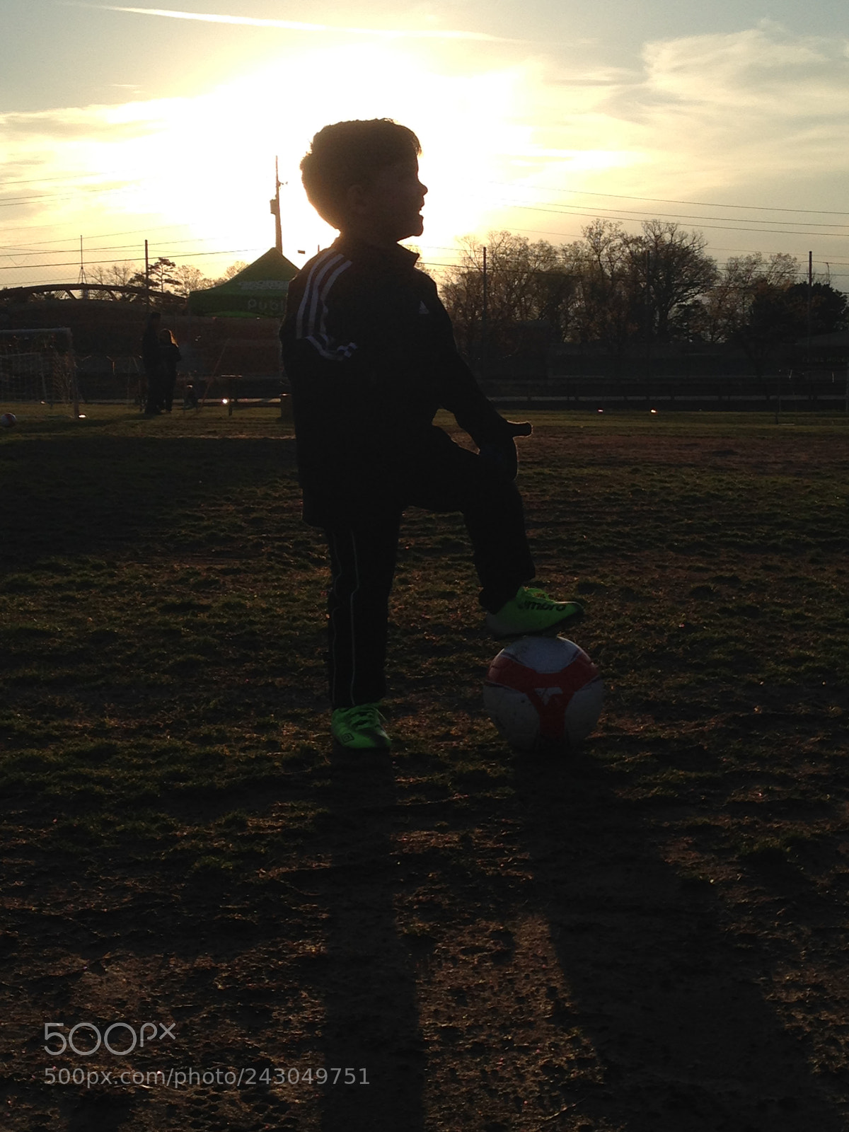 Apple iPhone 5 sample photo. Early morning soccer practice photography