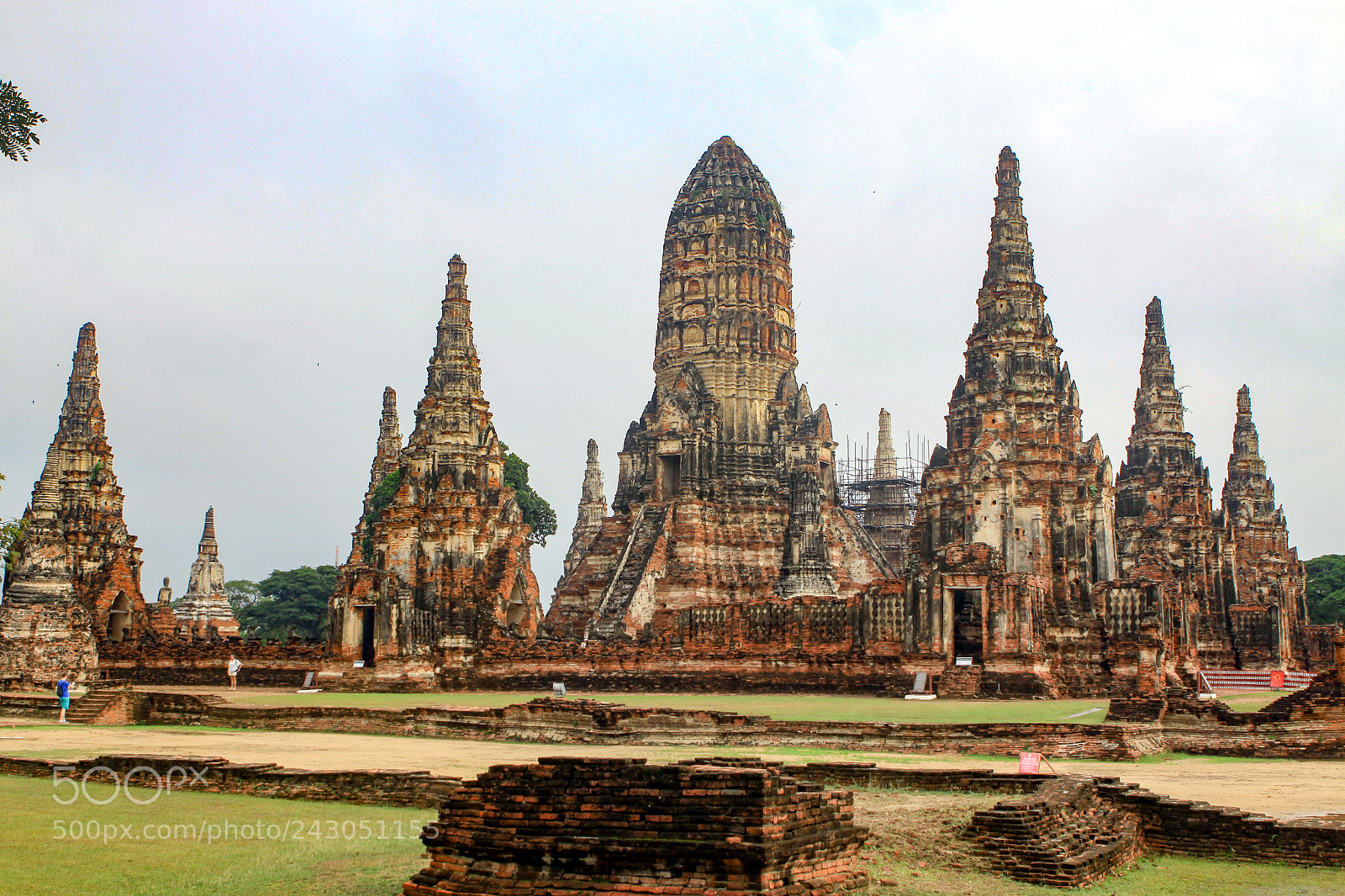 Canon EOS 50D sample photo. Wat chaiwattanaram, ayutthaya historical photography