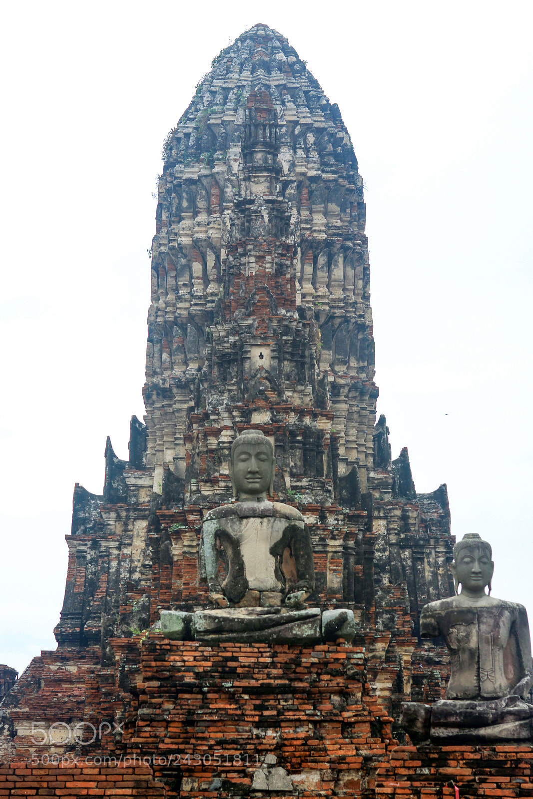 Canon EOS 50D sample photo. Wat chaiwattanaram, ayutthaya historical photography