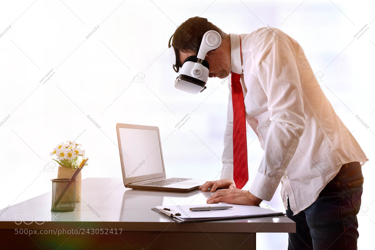 Nikon D810 sample photo. Businessman watching images of photography