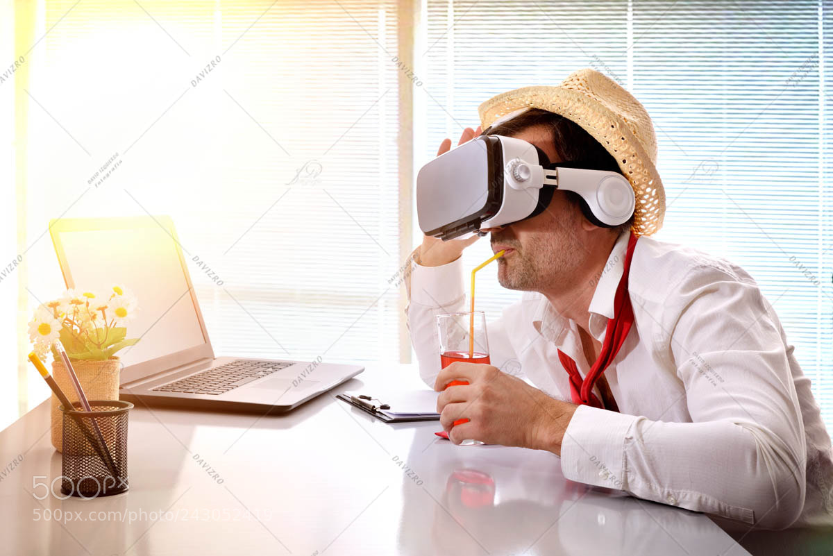 Nikon D810 sample photo. Man at work imagining photography