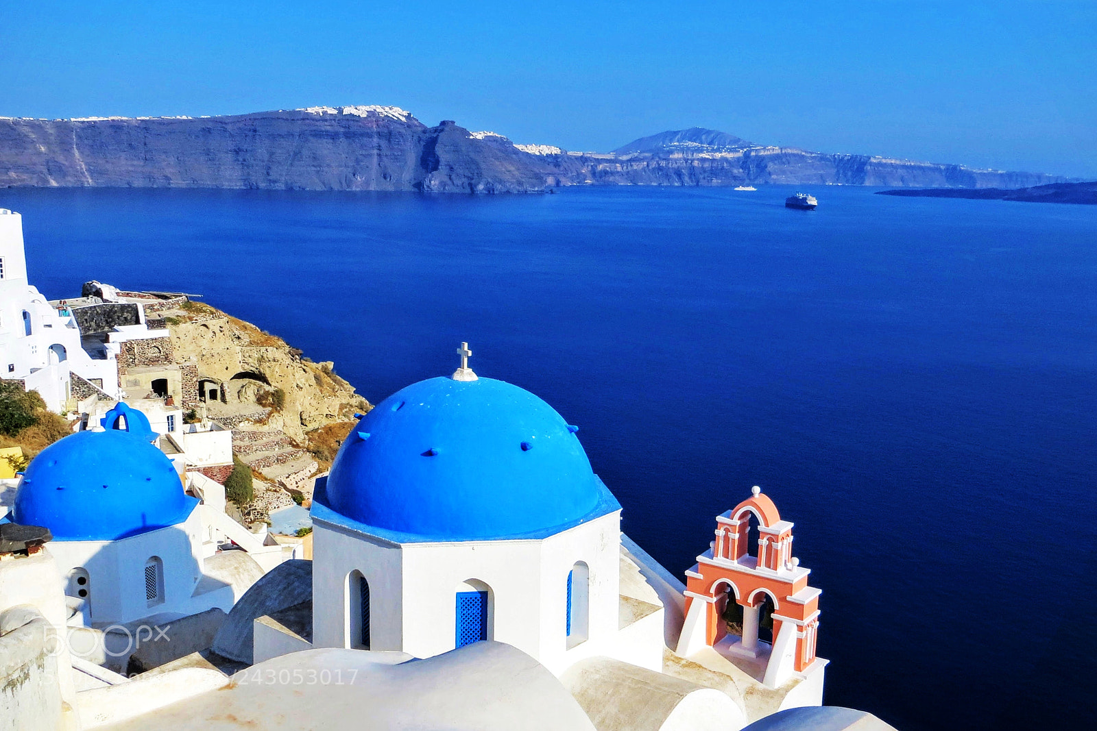 Canon PowerShot SX240 HS sample photo. Santorini photography