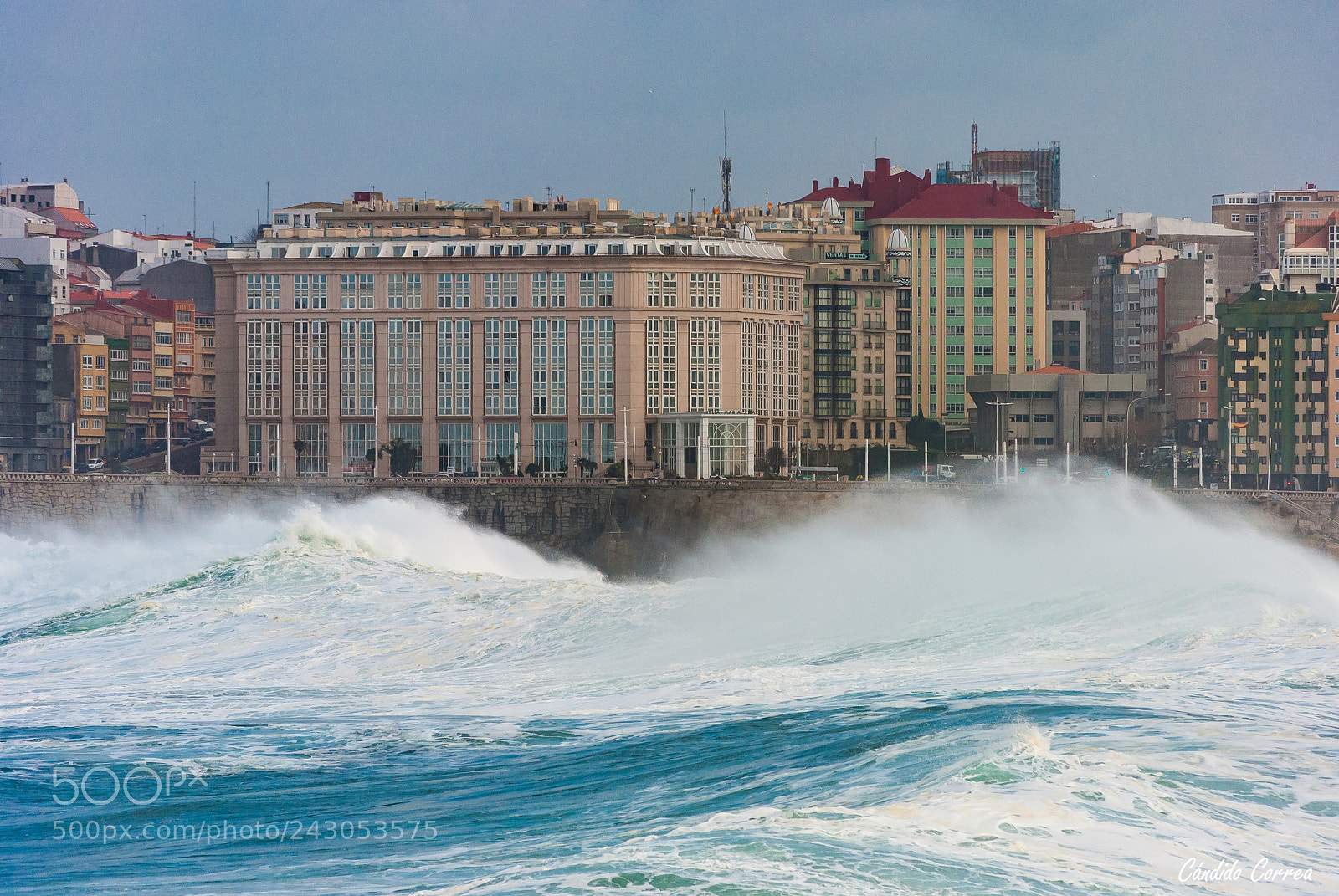 Nikon D3000 sample photo. Temporal en riazor photography