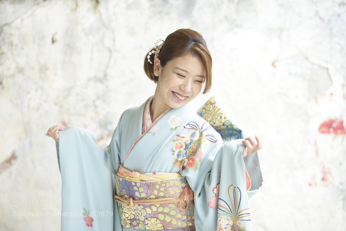 Nikon D610 sample photo. Kimono photography