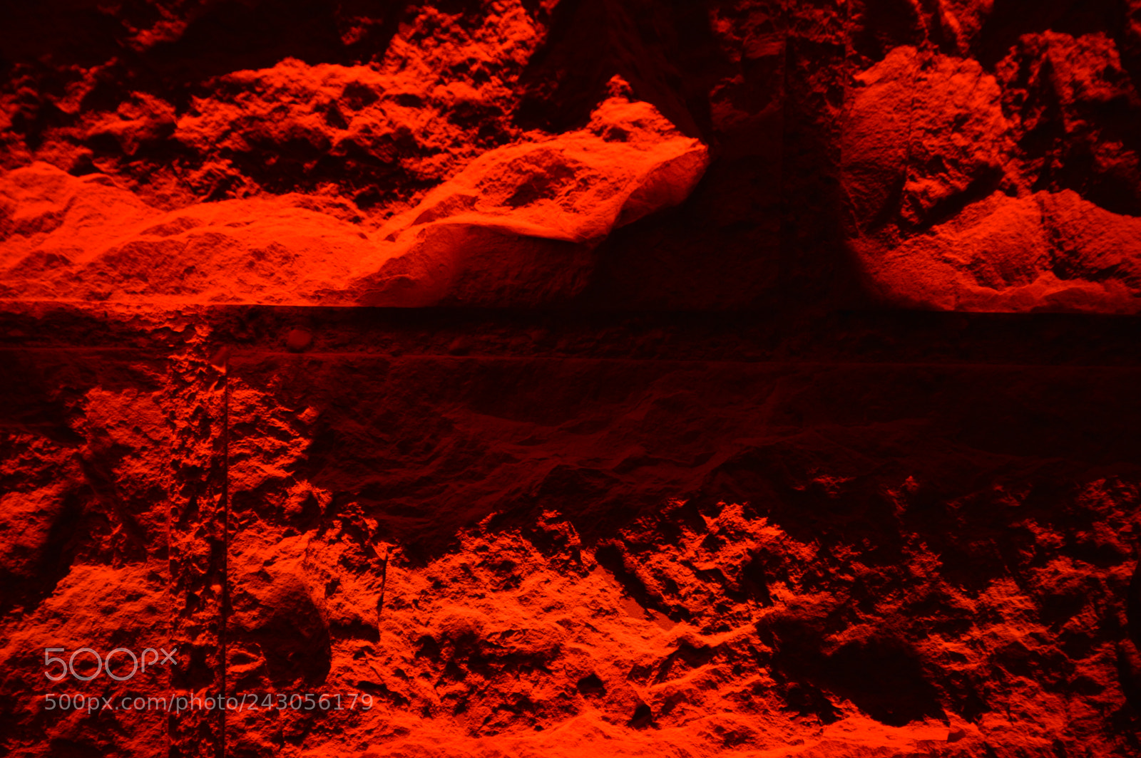 Nikon D3200 sample photo. A red illuminated brick photography