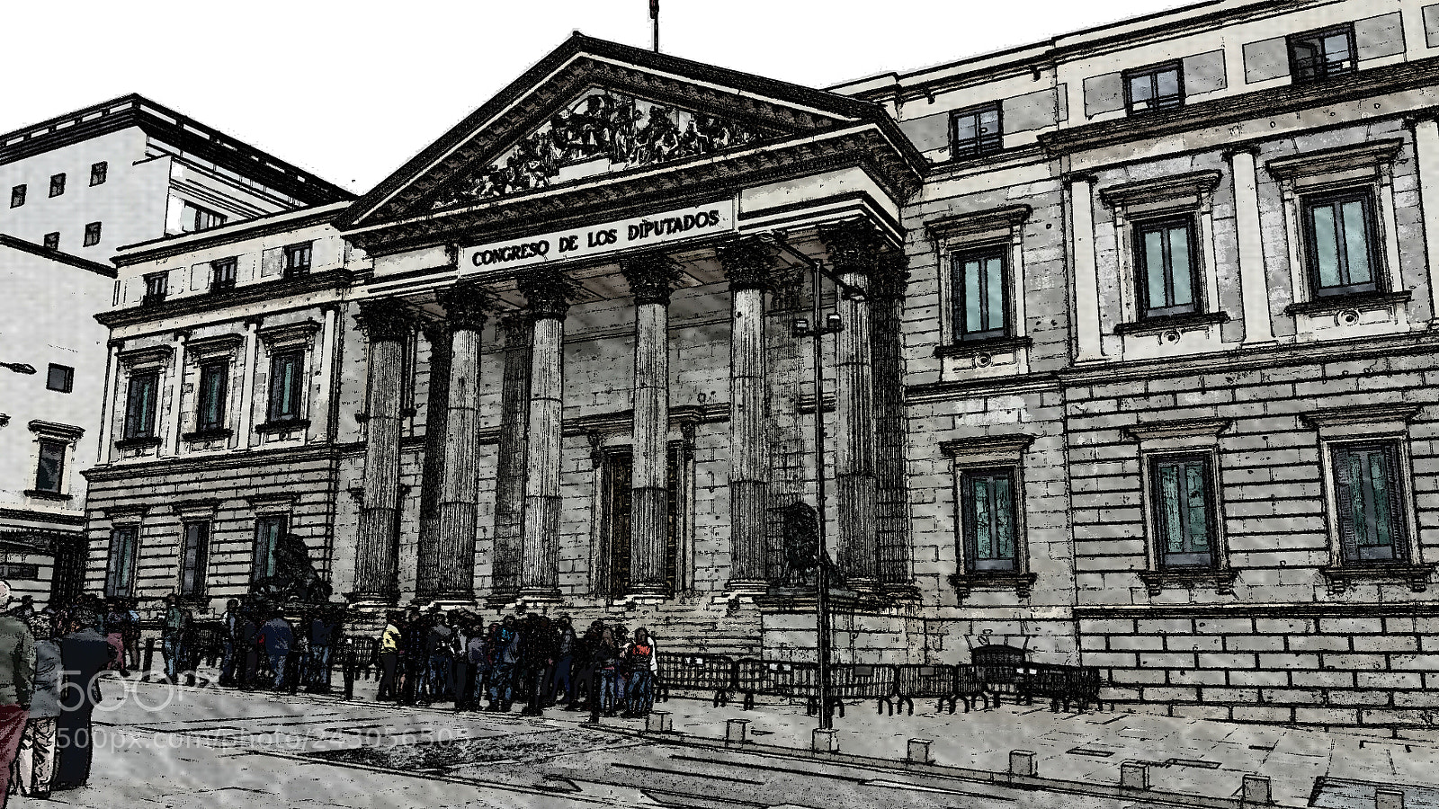 Samsung Galaxy J5(2016) sample photo. Congreso de los diputados photography