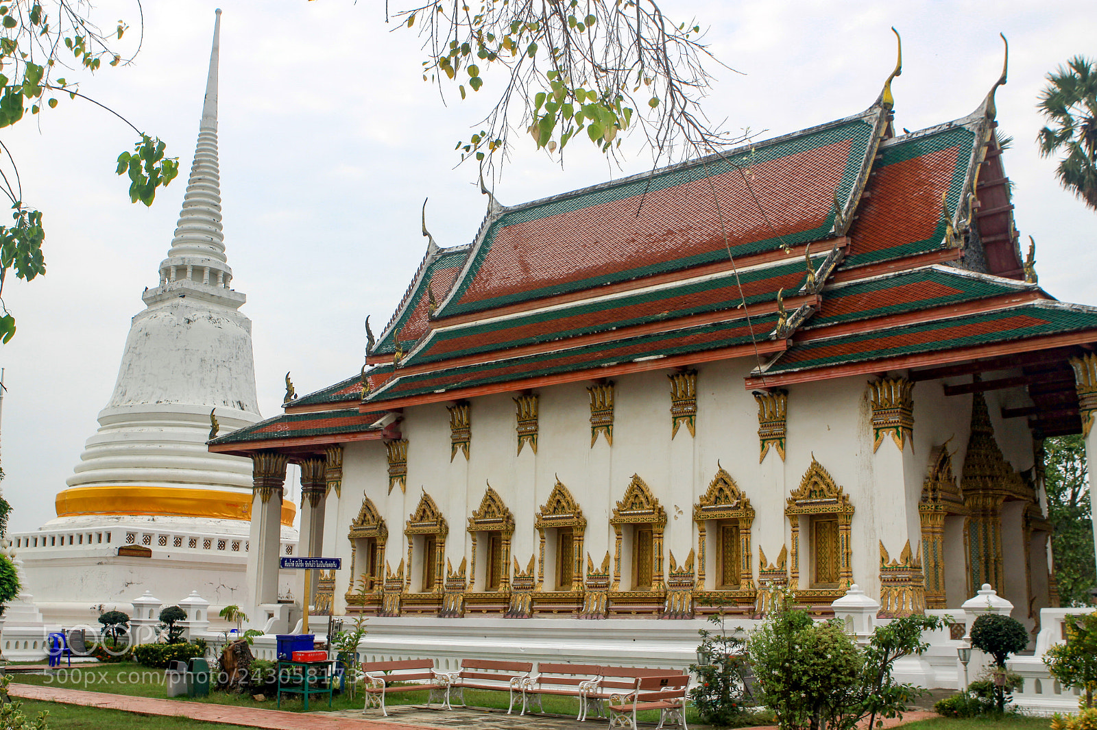 Canon EOS 50D sample photo. Wat suwan dararam, ayutthaya photography